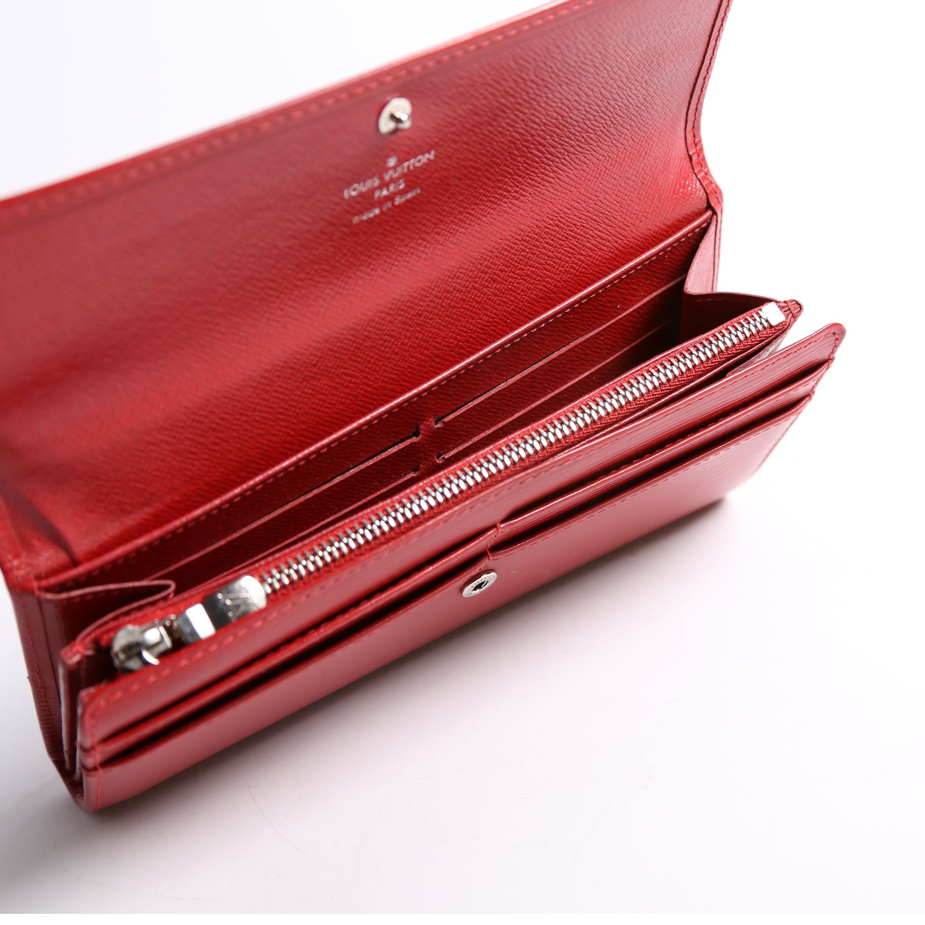 Louis Vuitton Sarah Wallet Epi Red