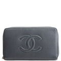 Chanel Timeless CC Zip Around Organizer Wallet 17M Slate