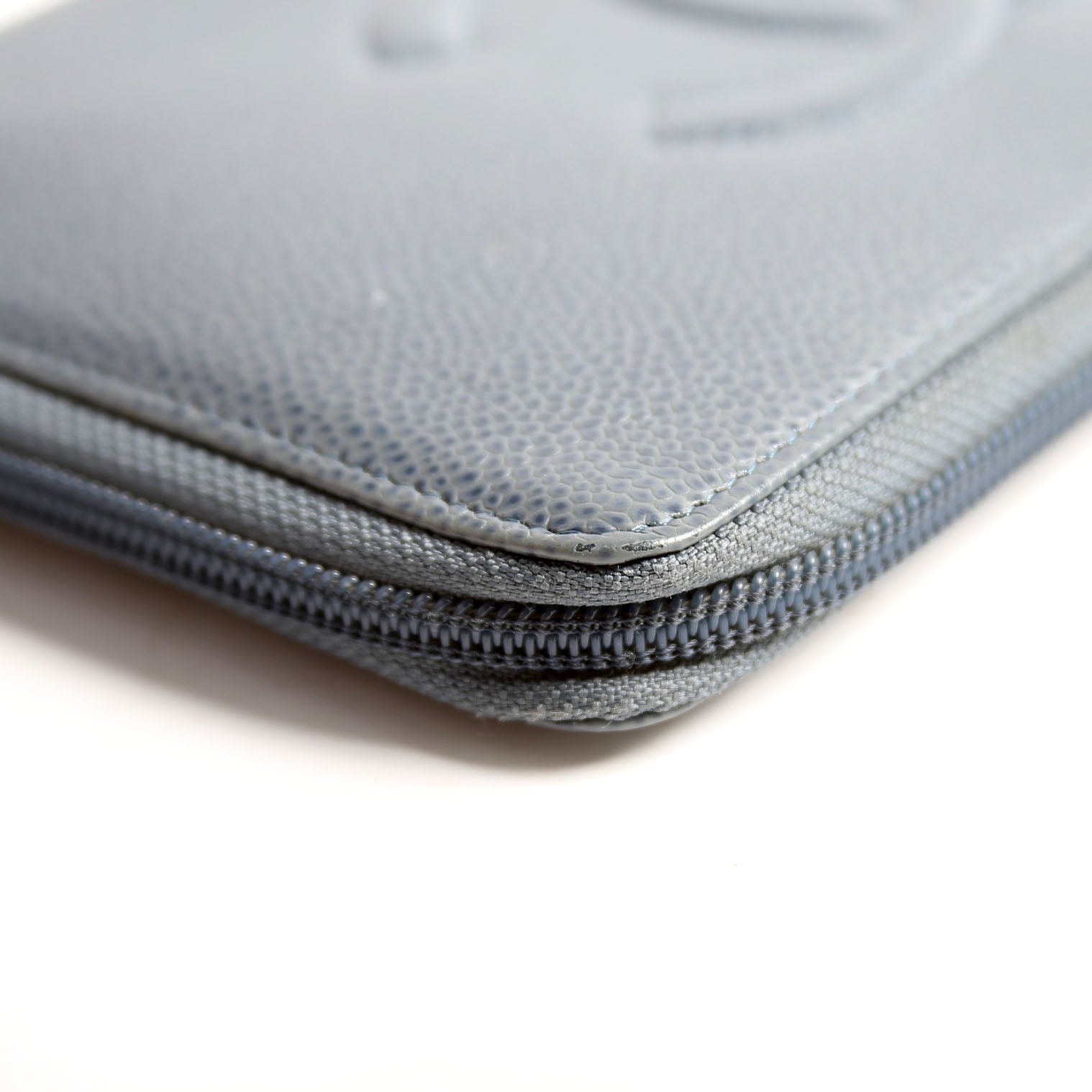Chanel Timeless CC Zip Around Organizer Wallet 17M Slate