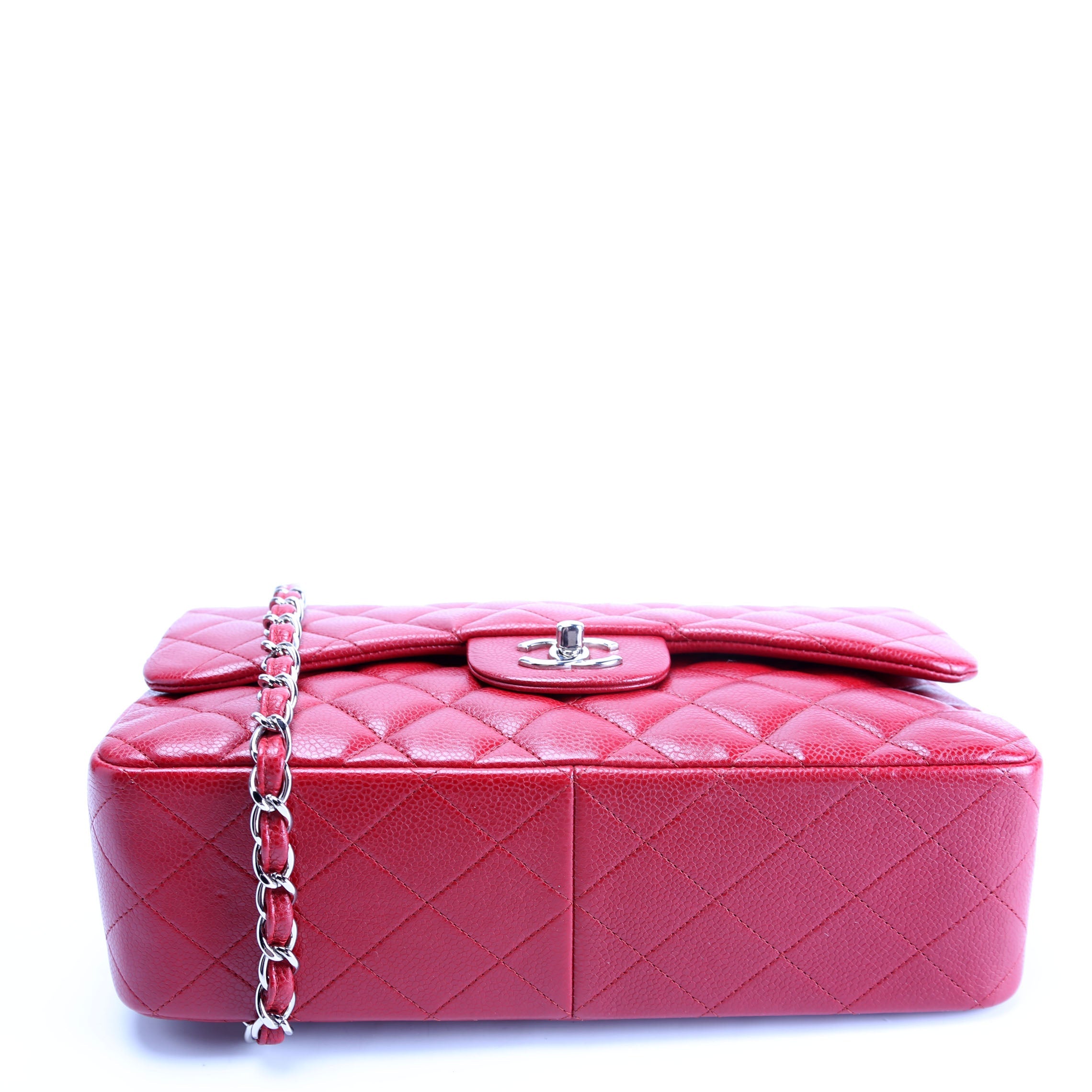 Chanel Classic Flap Jumbo Caviar 16M Red