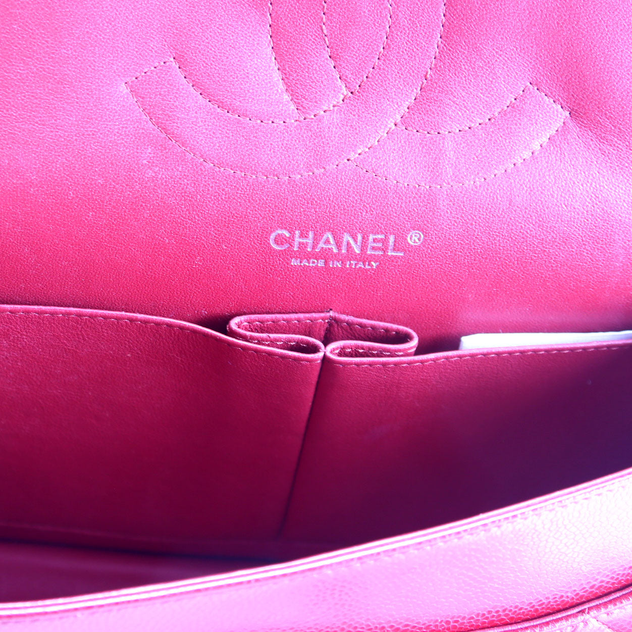 Chanel Classic Flap Jumbo Caviar 16M Red