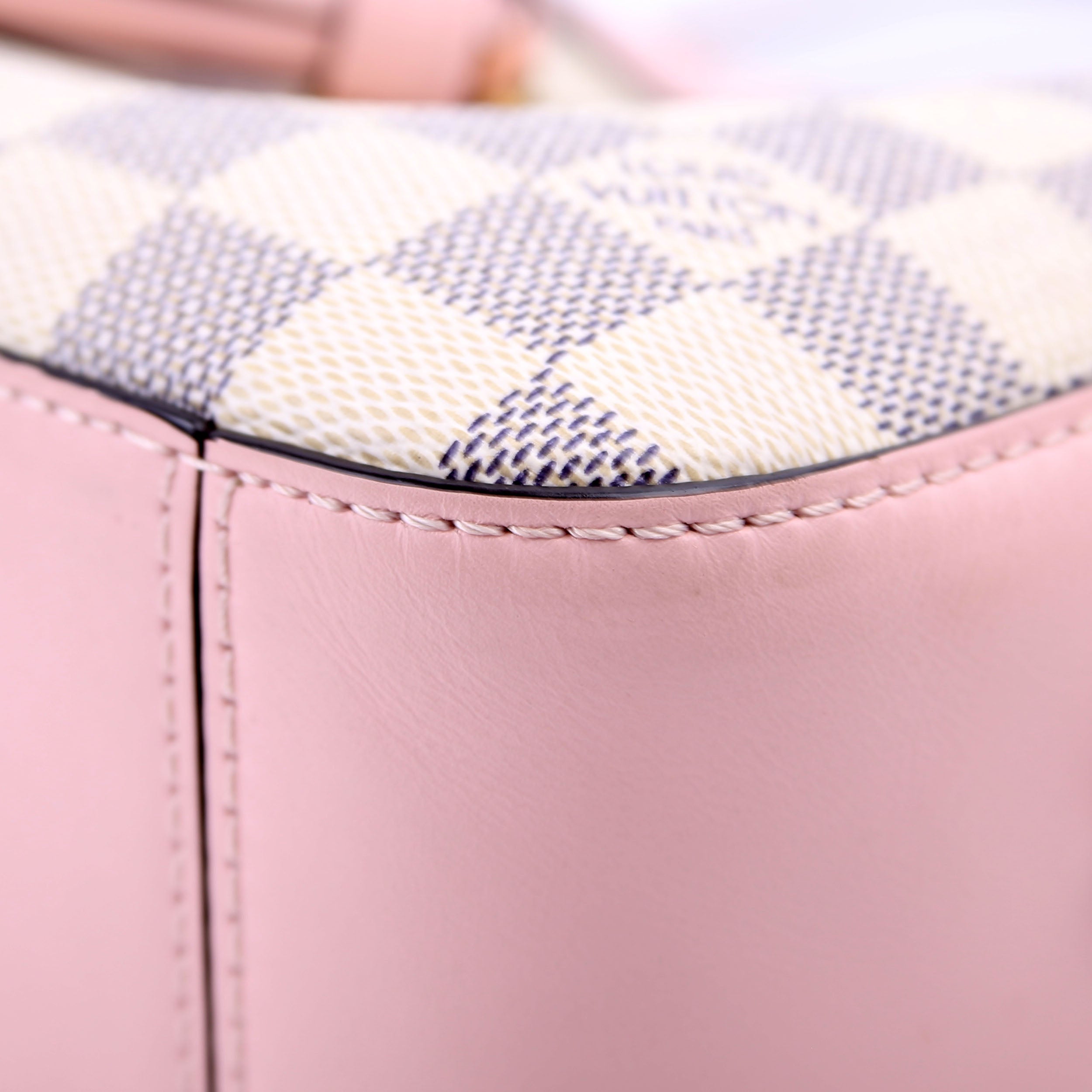 Louis Vuitton Saintonge Damier Azur Pink