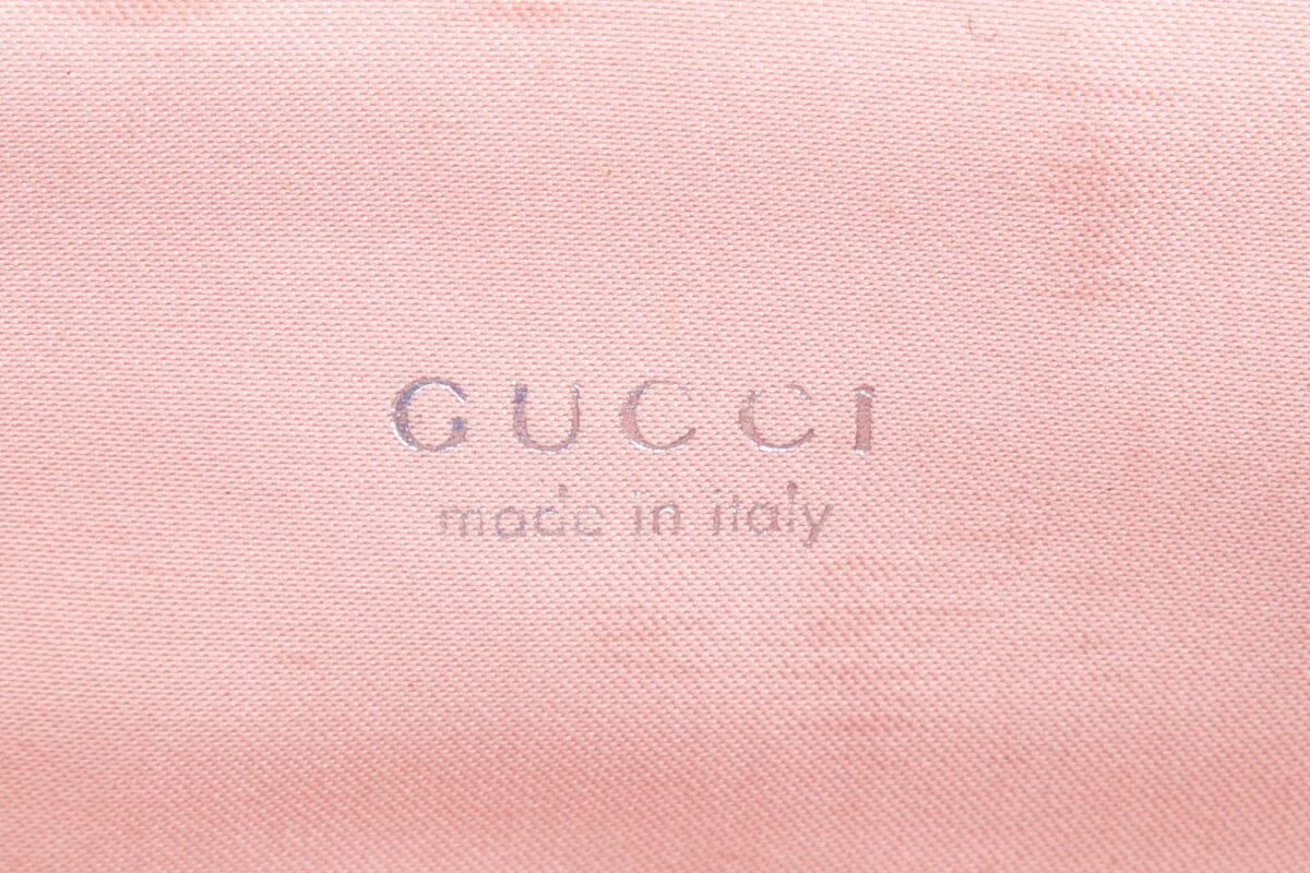 Gucci Vintage Pink Satin and Rhinestone Clutch