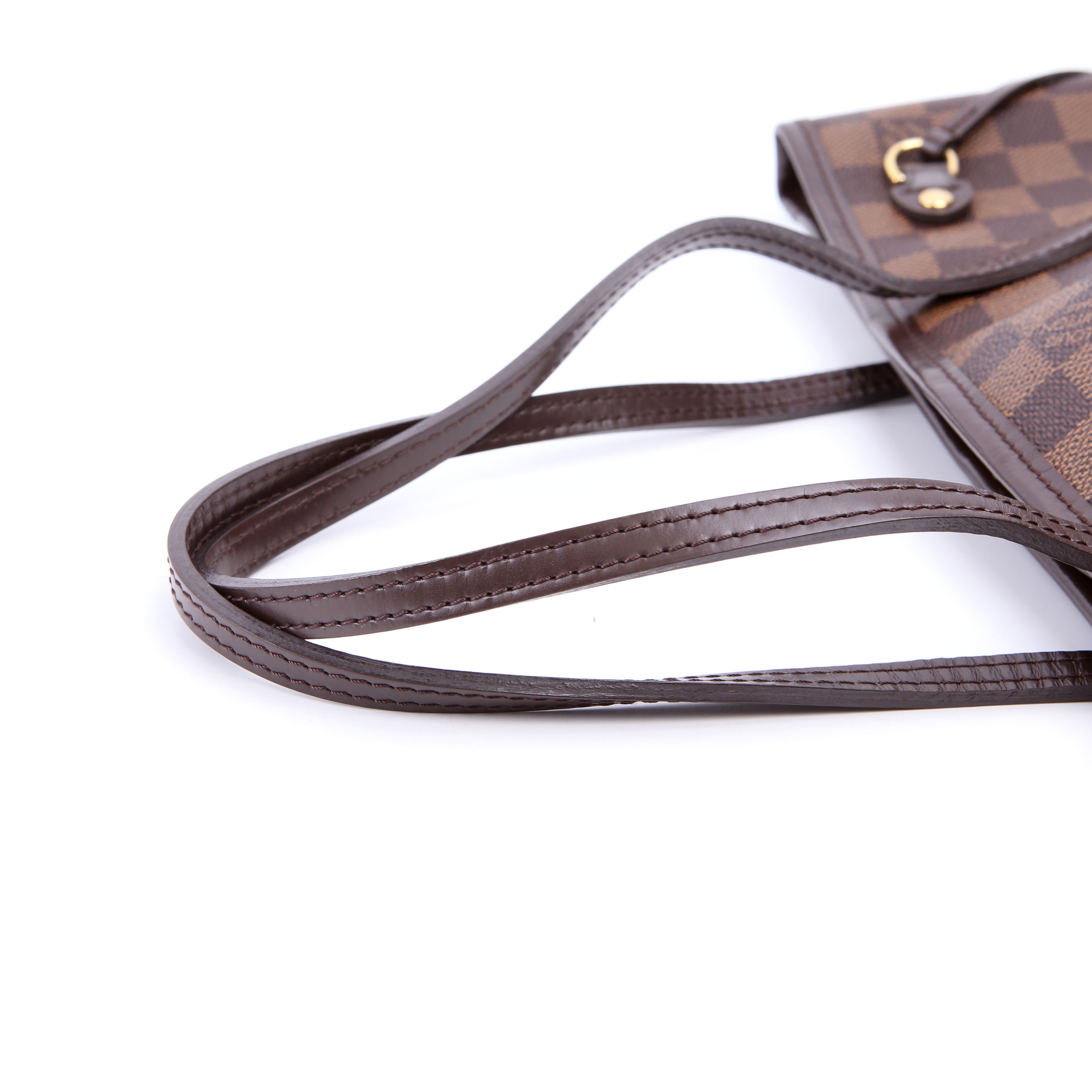 Louis Vuitton Neverfull with Wallet PM Damier Ebene