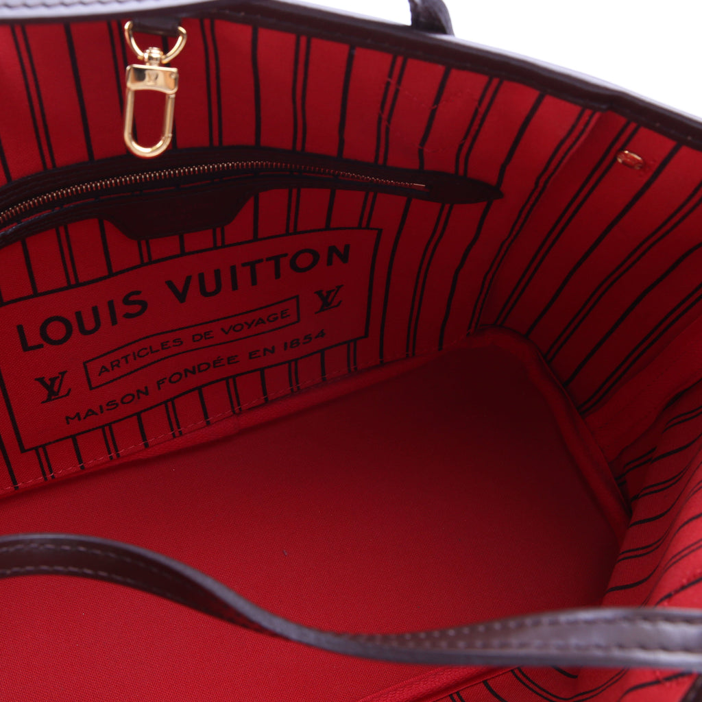 Louis Vuitton Neverfull with Wallet PM Damier Ebene