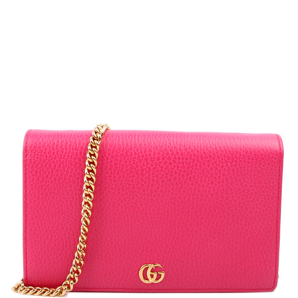 Gucci 497985 Marmont Mini Chain Bag Pink