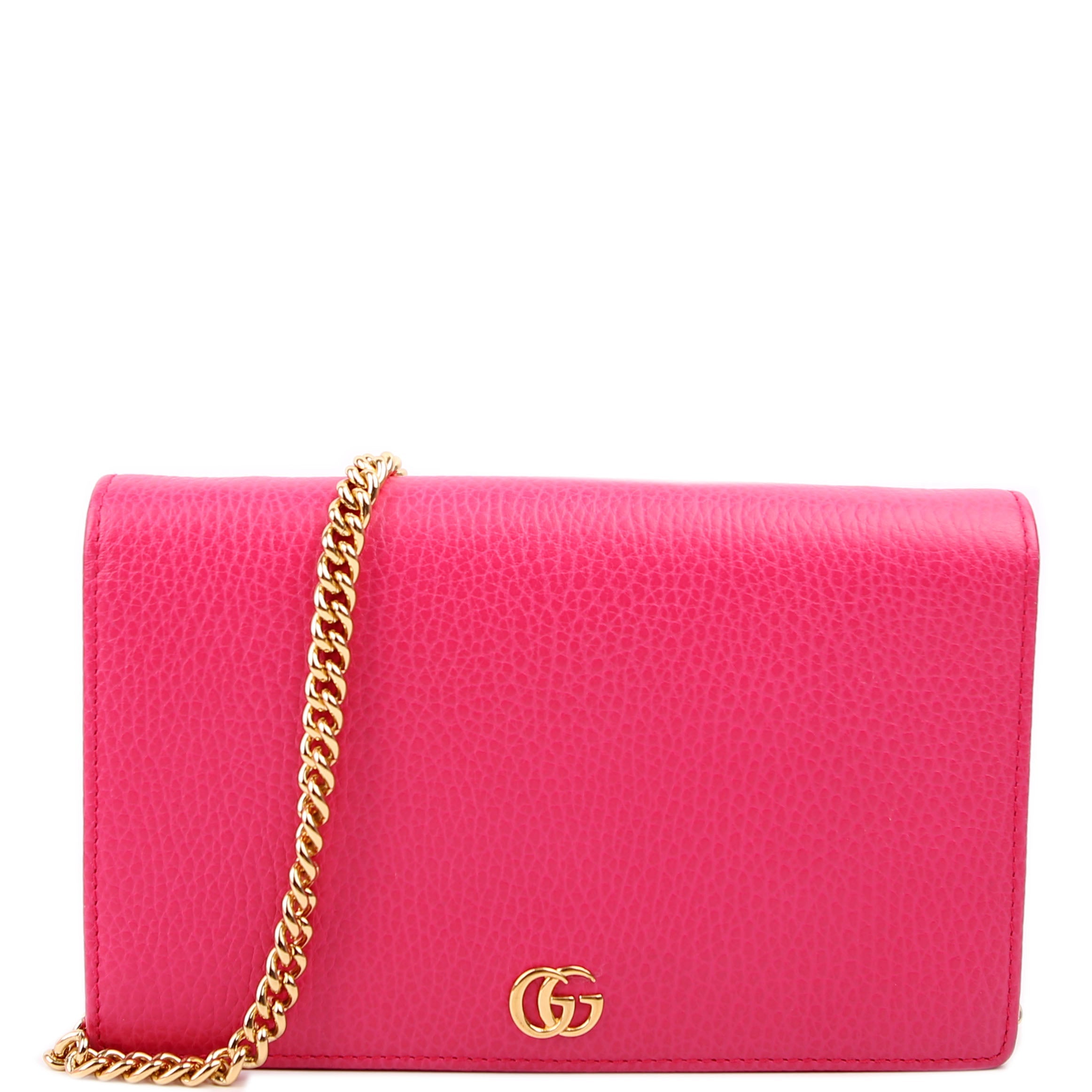 Gucci 497985 Marmont Mini Chain Bag Pink