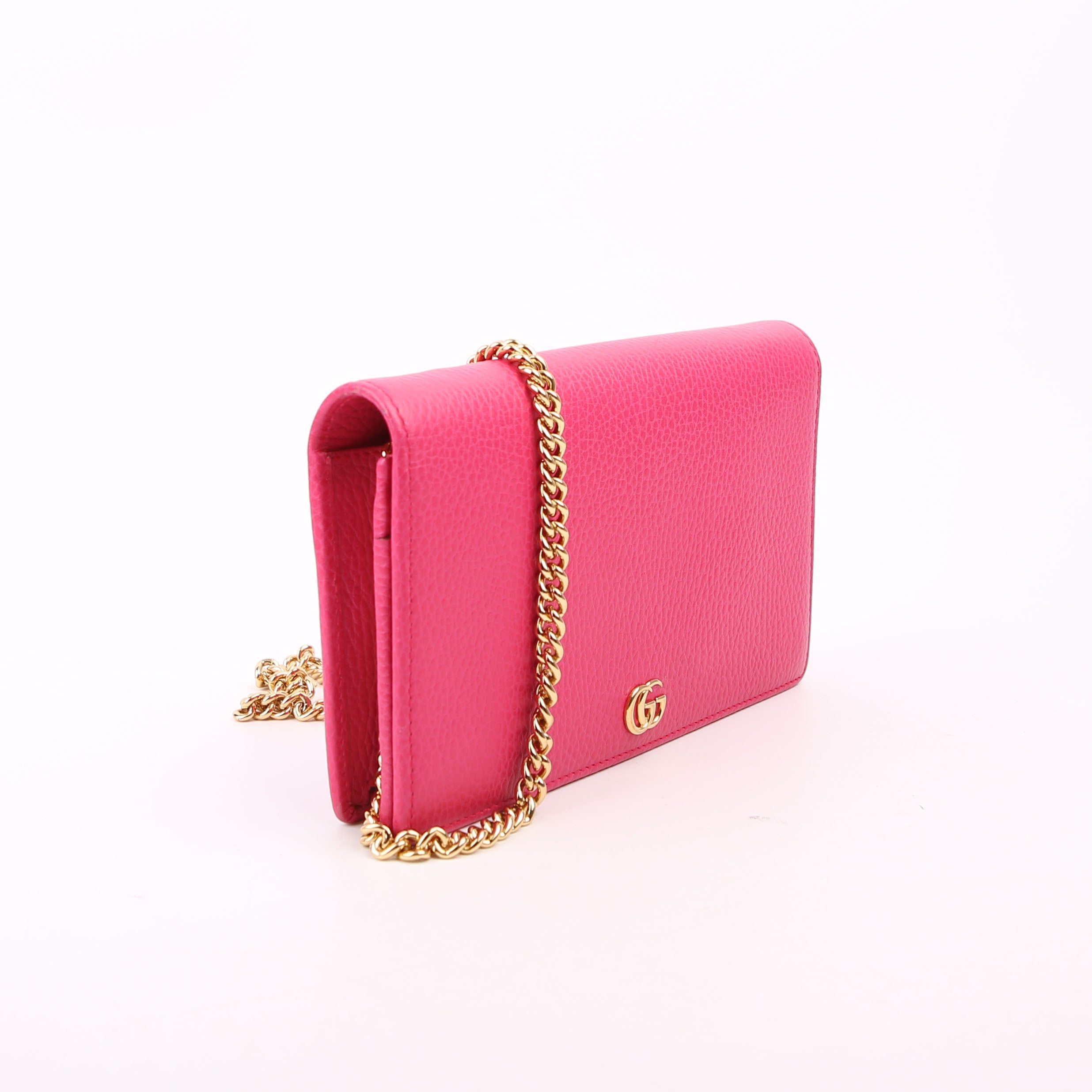 Gucci 497985 Marmont Mini Chain Bag Pink