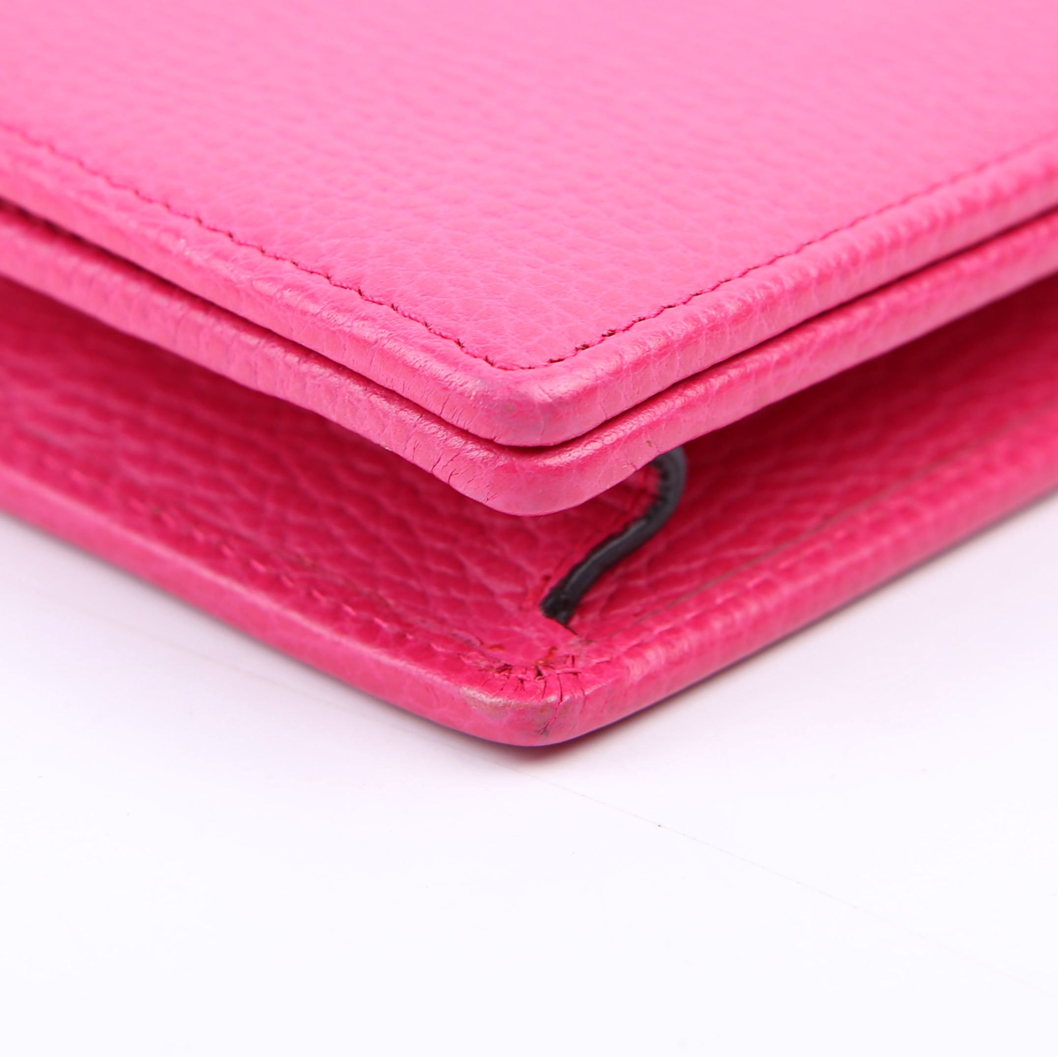 Gucci 497985 Marmont Mini Chain Bag Pink