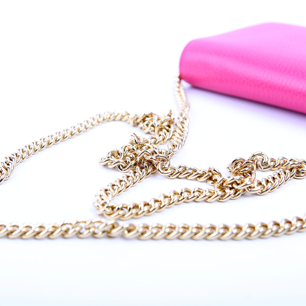Gucci 497985 Marmont Mini Chain Bag Pink