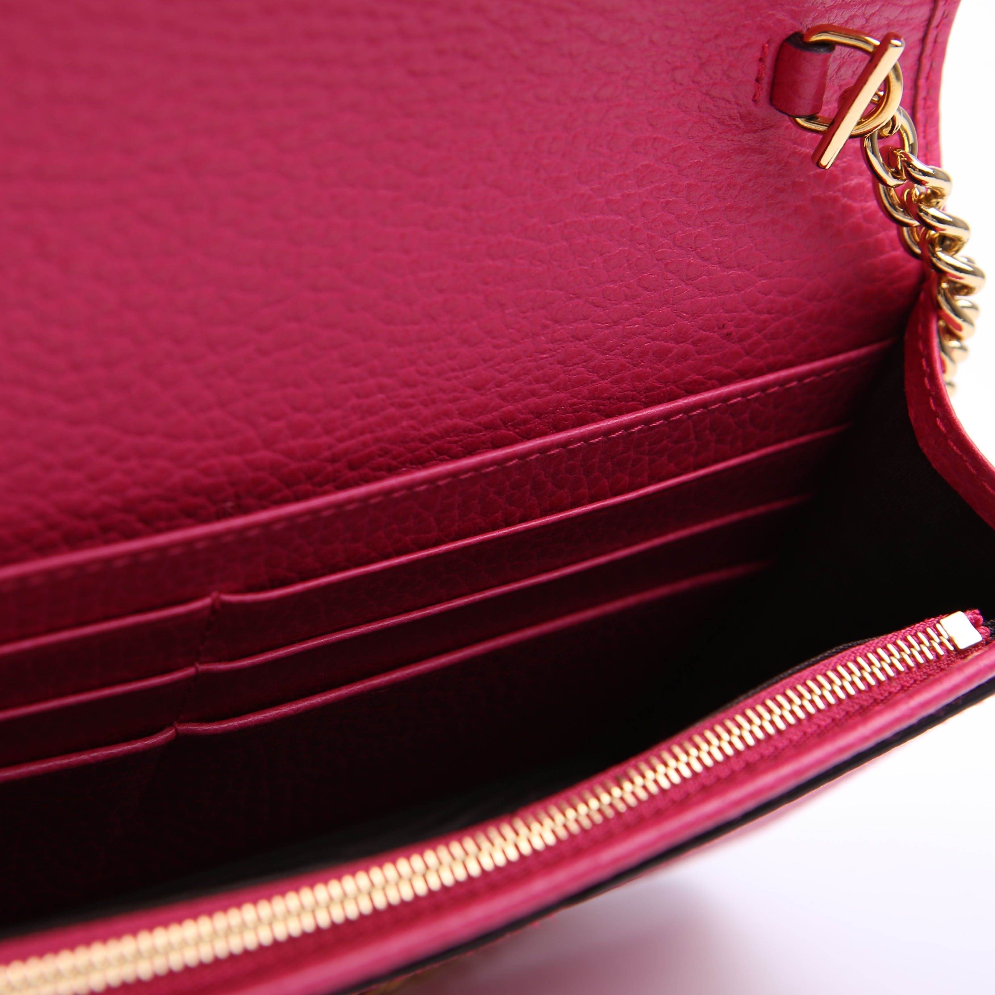 Gucci 497985 Marmont Mini Chain Bag Pink
