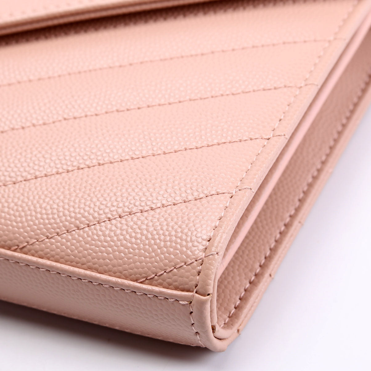 Saint Laurent Grain De Chain Wallet 377828 Pink