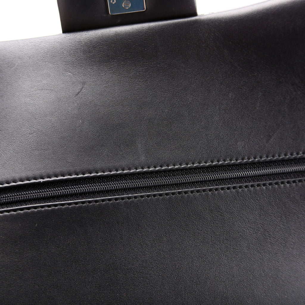 Chanel Classic Flap Jumbo Patent 17-20M Black