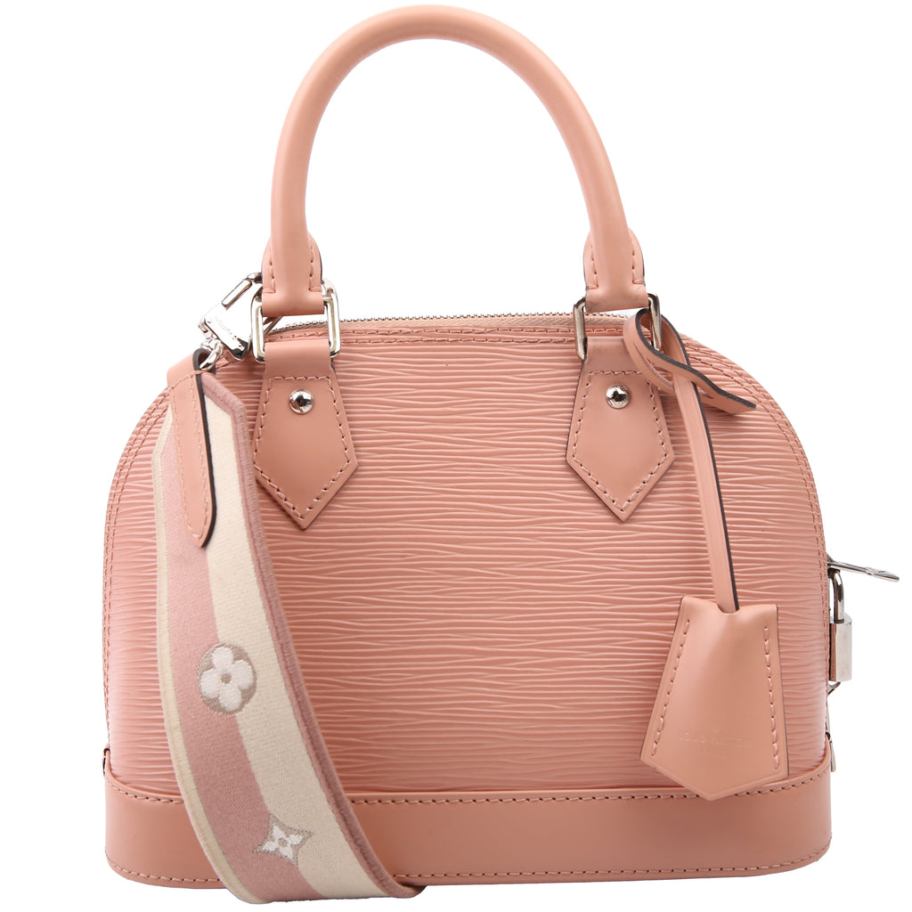 Louis Vuitton Alma BB With Strap Epi Pink
