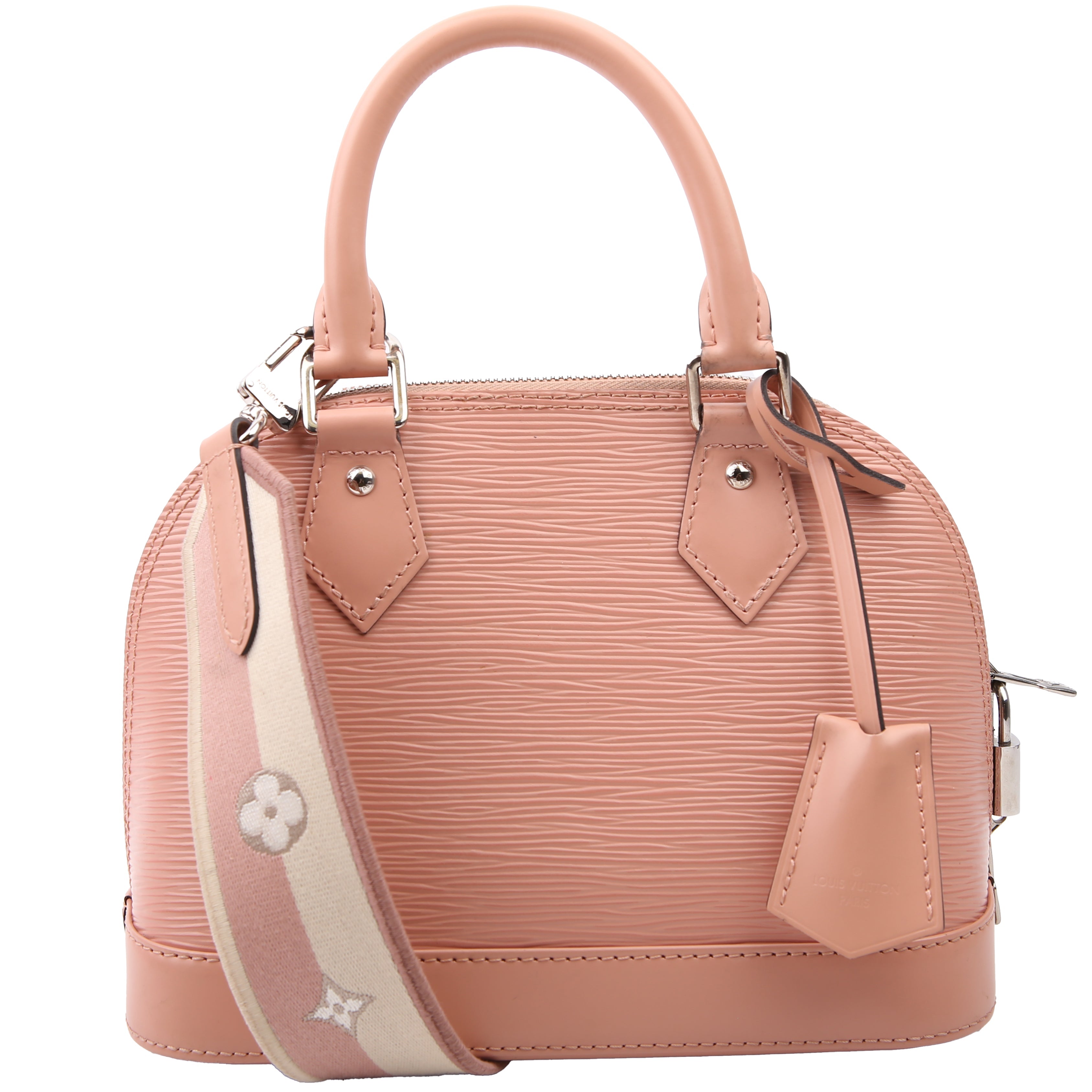 Louis Vuitton Alma BB With Strap Epi Pink
