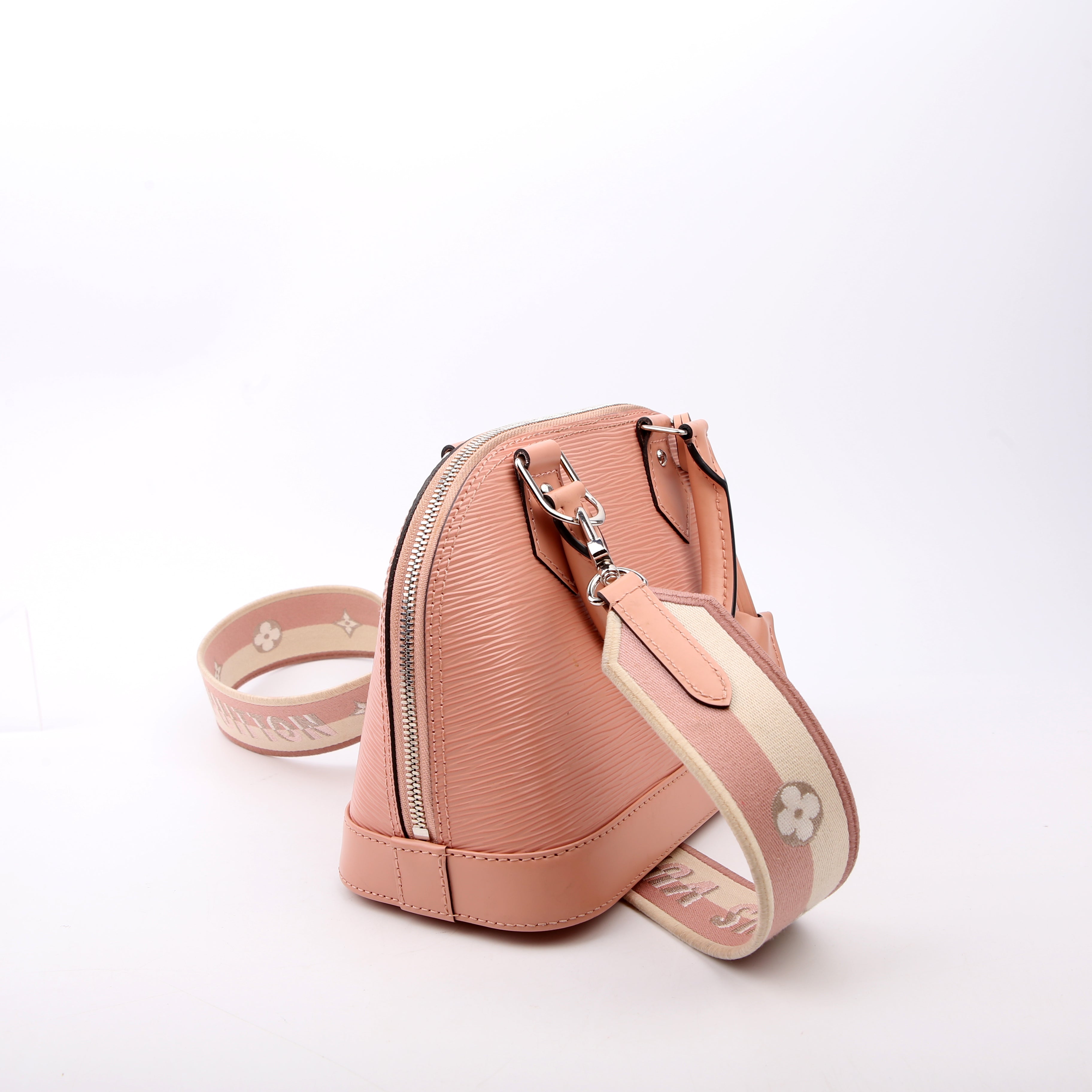 Louis Vuitton Alma BB With Strap Epi Pink
