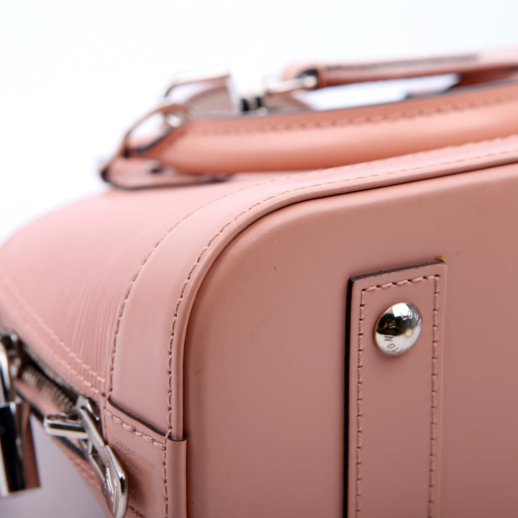 Louis Vuitton Alma BB With Strap Epi Pink