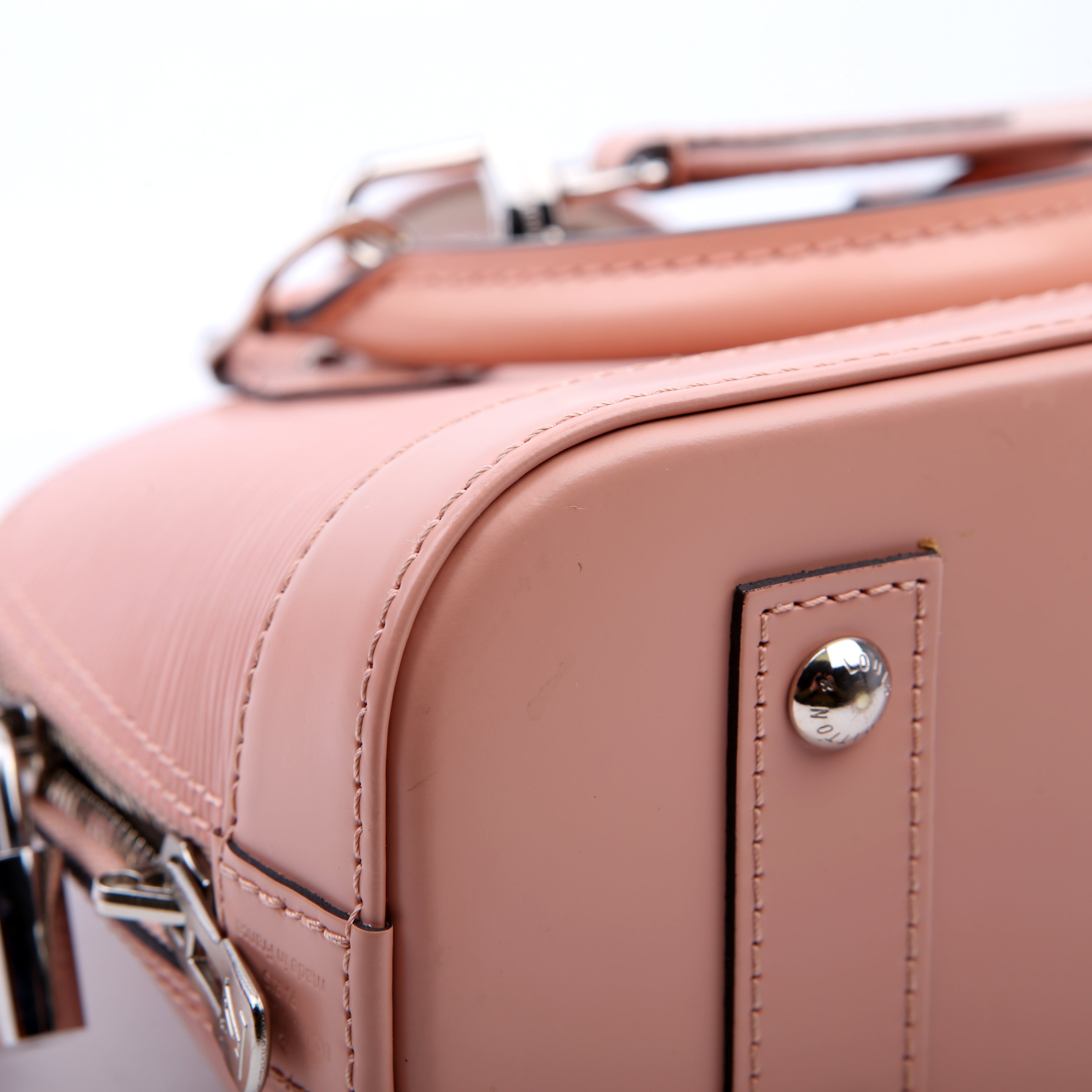 Louis Vuitton Alma BB With Strap Epi Pink
