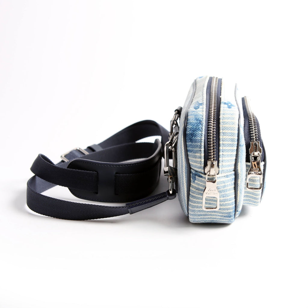 Louis Vuitton Outdoor Pouch Monogram Watercolor Hickory Denim