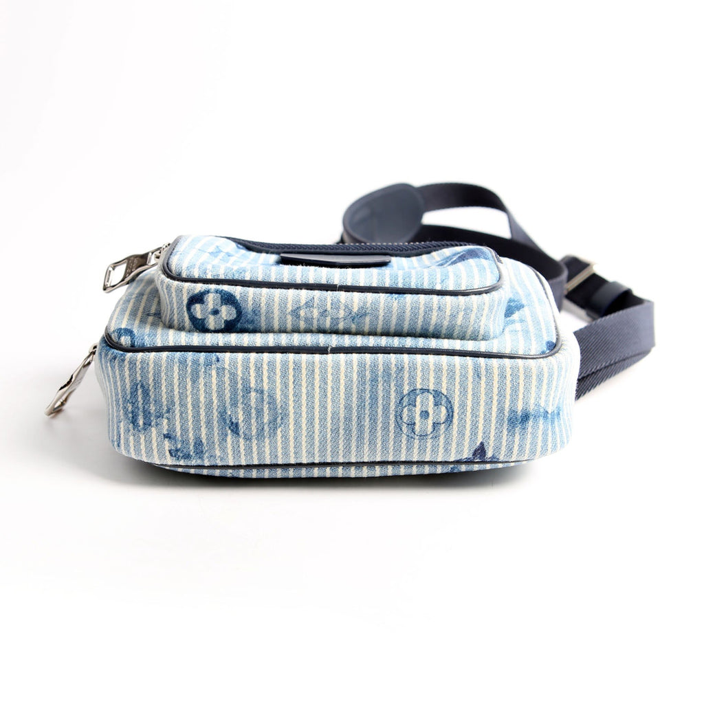 Louis Vuitton Outdoor Pouch Monogram Watercolor Hickory Denim