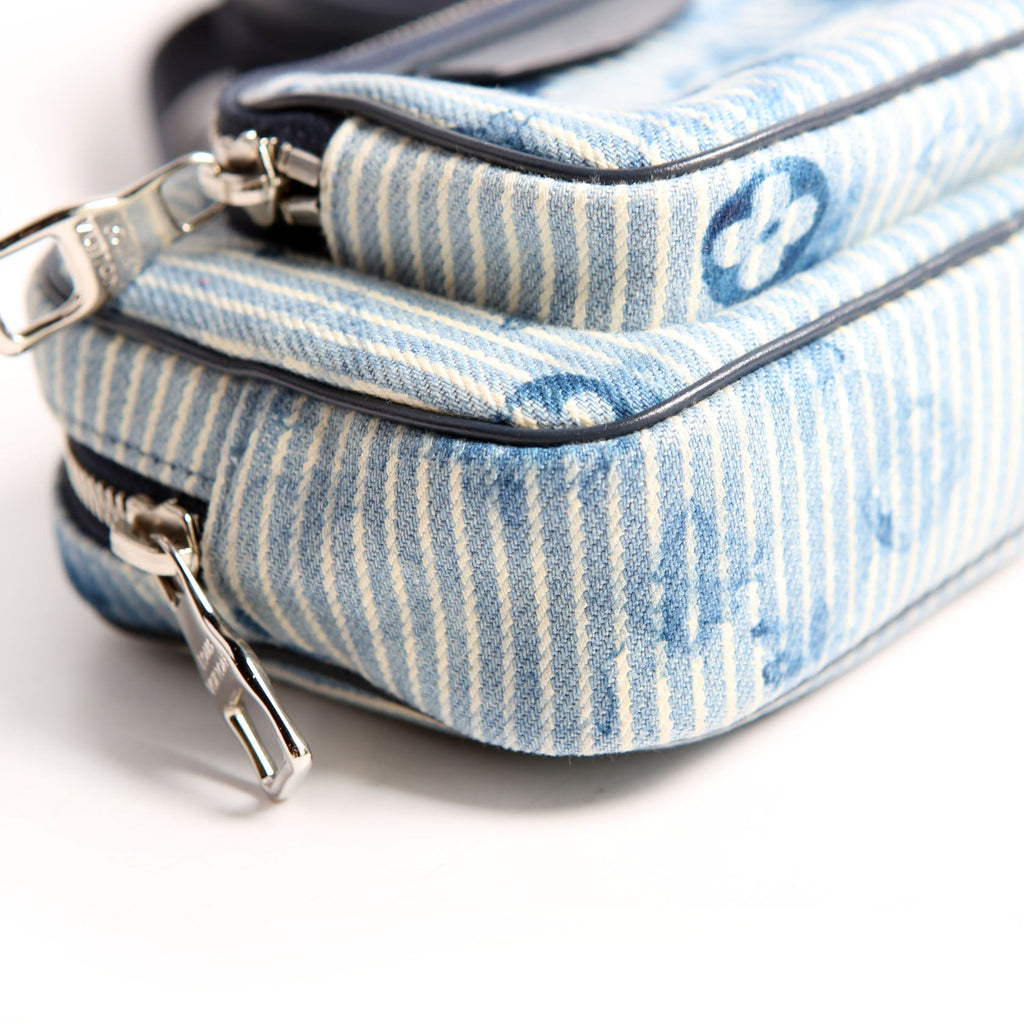 Louis Vuitton Outdoor Pouch Monogram Watercolor Hickory Denim