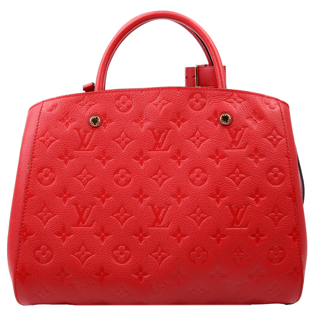 Louis Vuitton Montaigne MM Empreinte Red