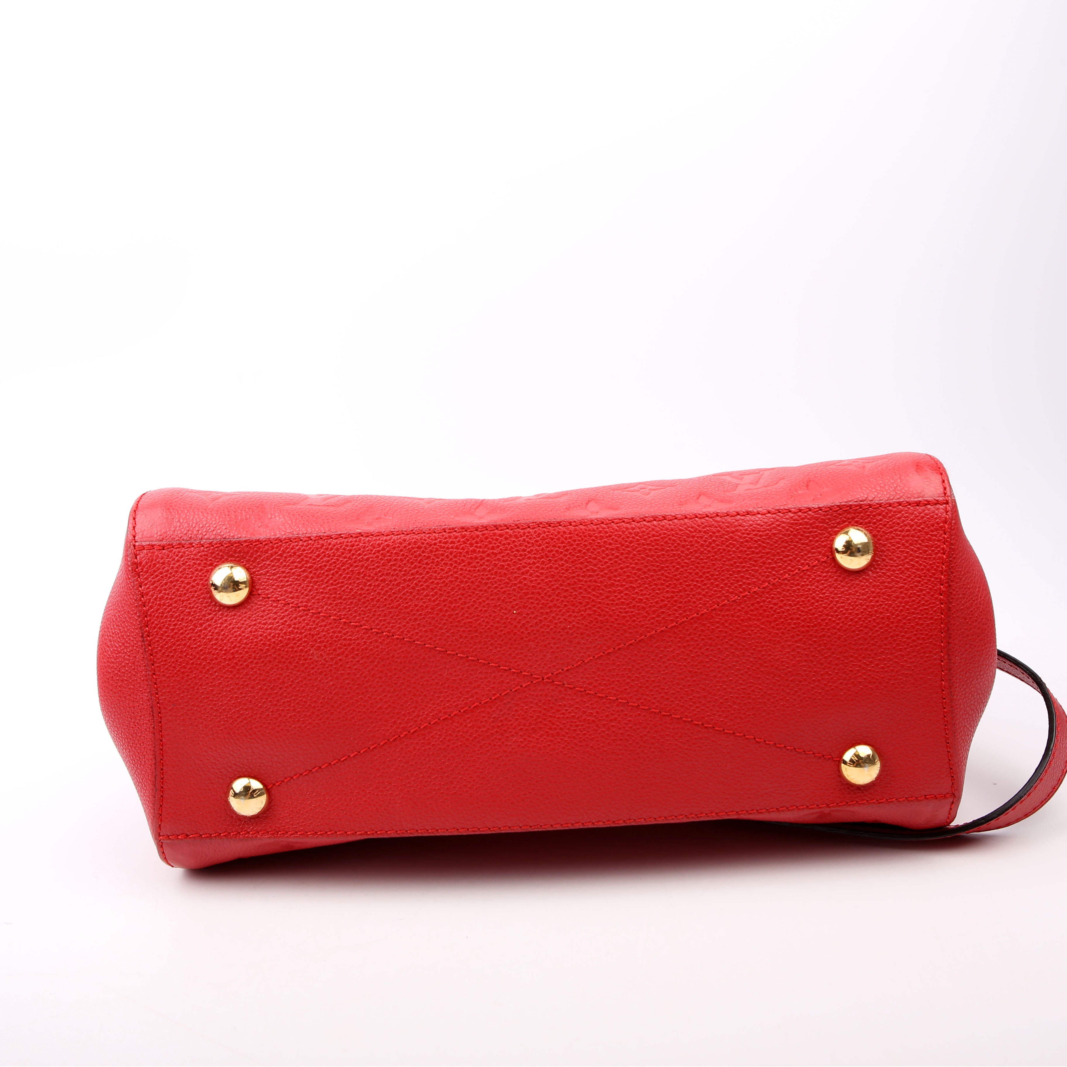 Louis Vuitton Montaigne MM Empreinte Red