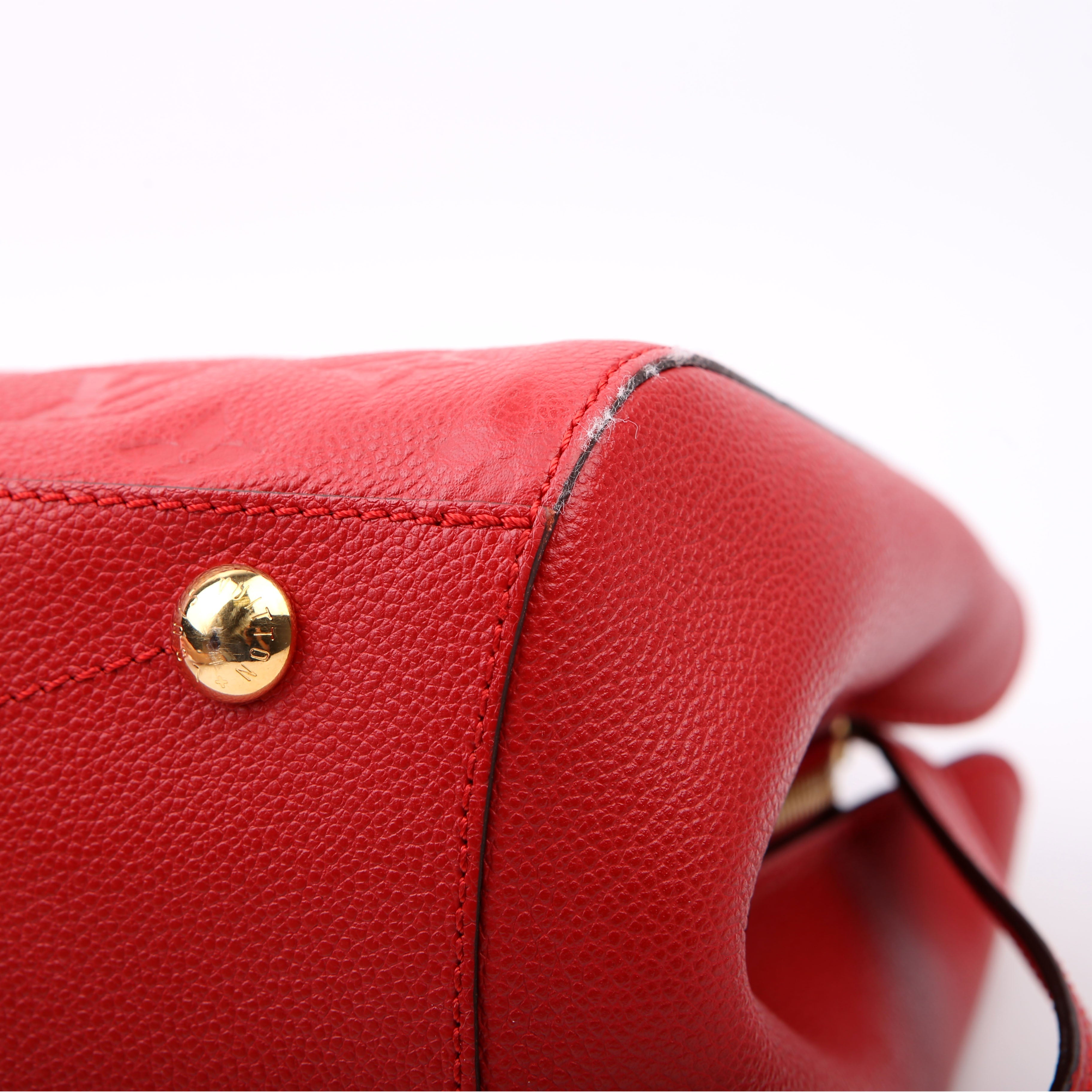 Louis Vuitton Montaigne MM Empreinte Red