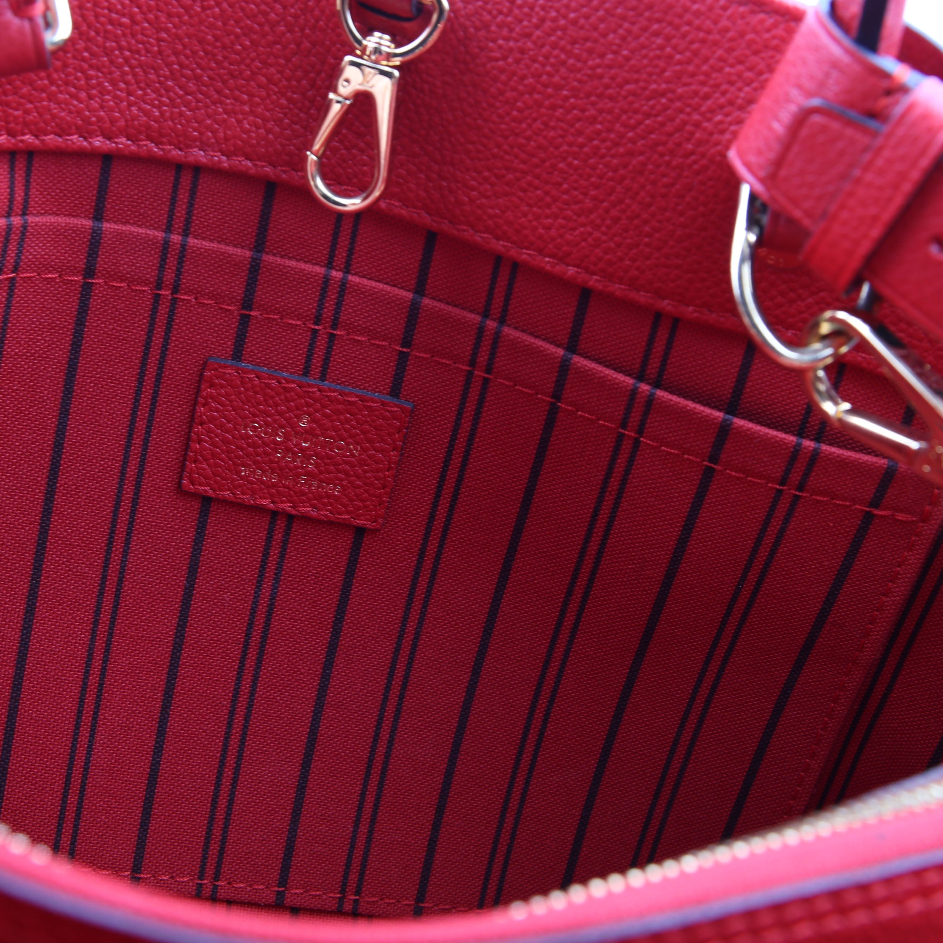 Louis Vuitton Montaigne MM Empreinte Red