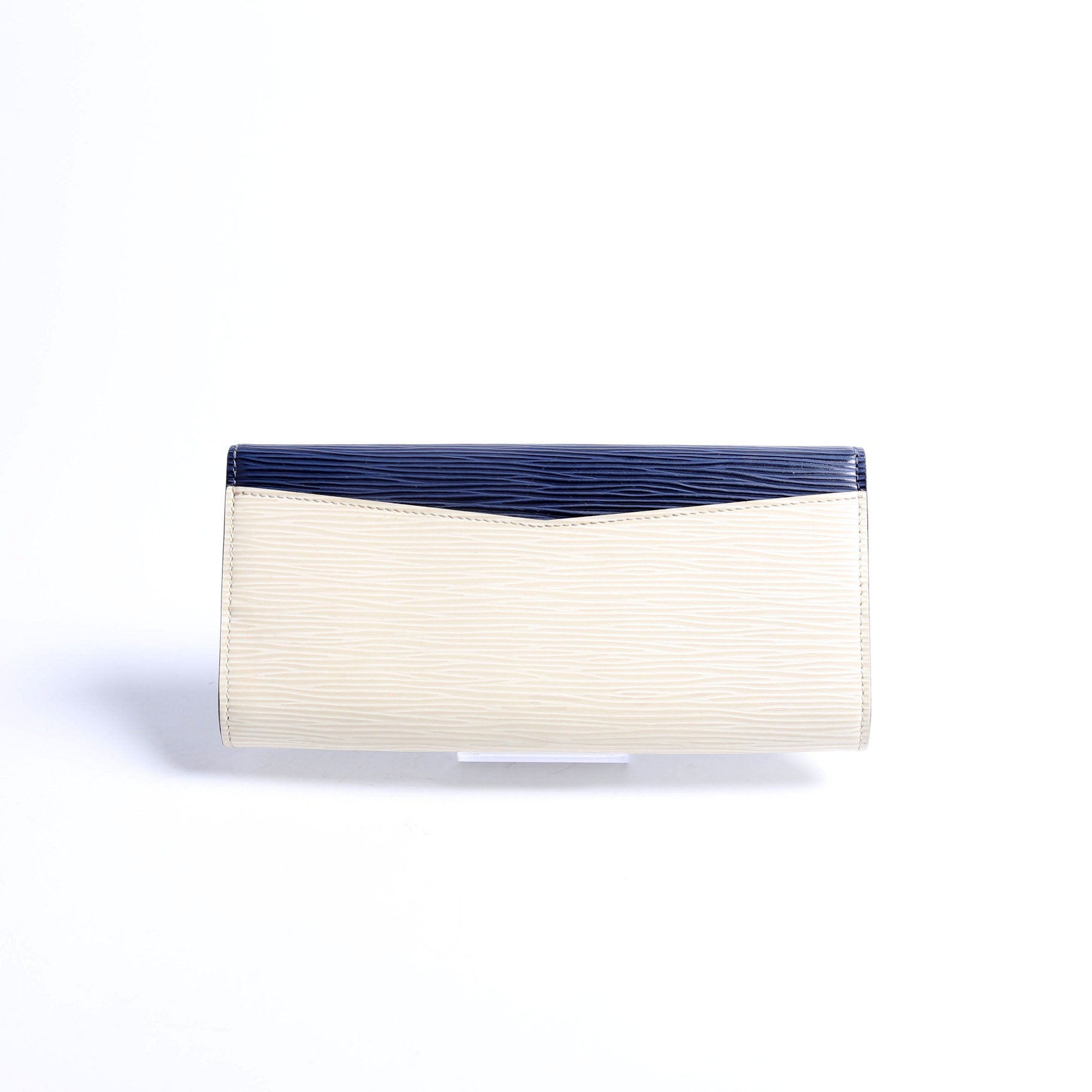 Louis Vuitton Flore Long Wallet Epi Blue/Cream
