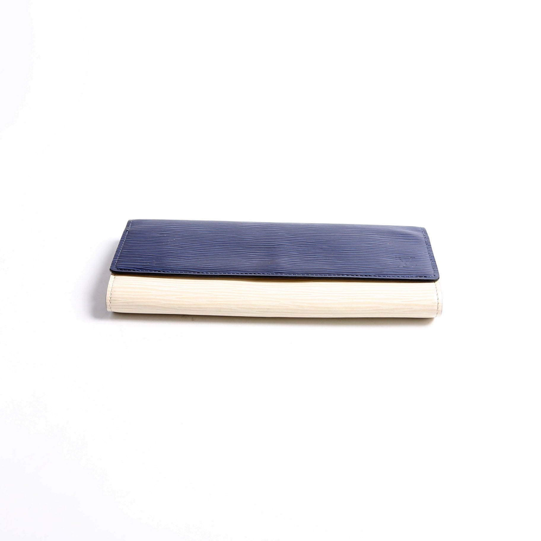 Louis Vuitton Flore Long Wallet Epi Blue/Cream