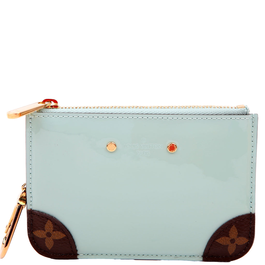 Louis Vuitton Pochette Cles Vernis/Monogram Teal