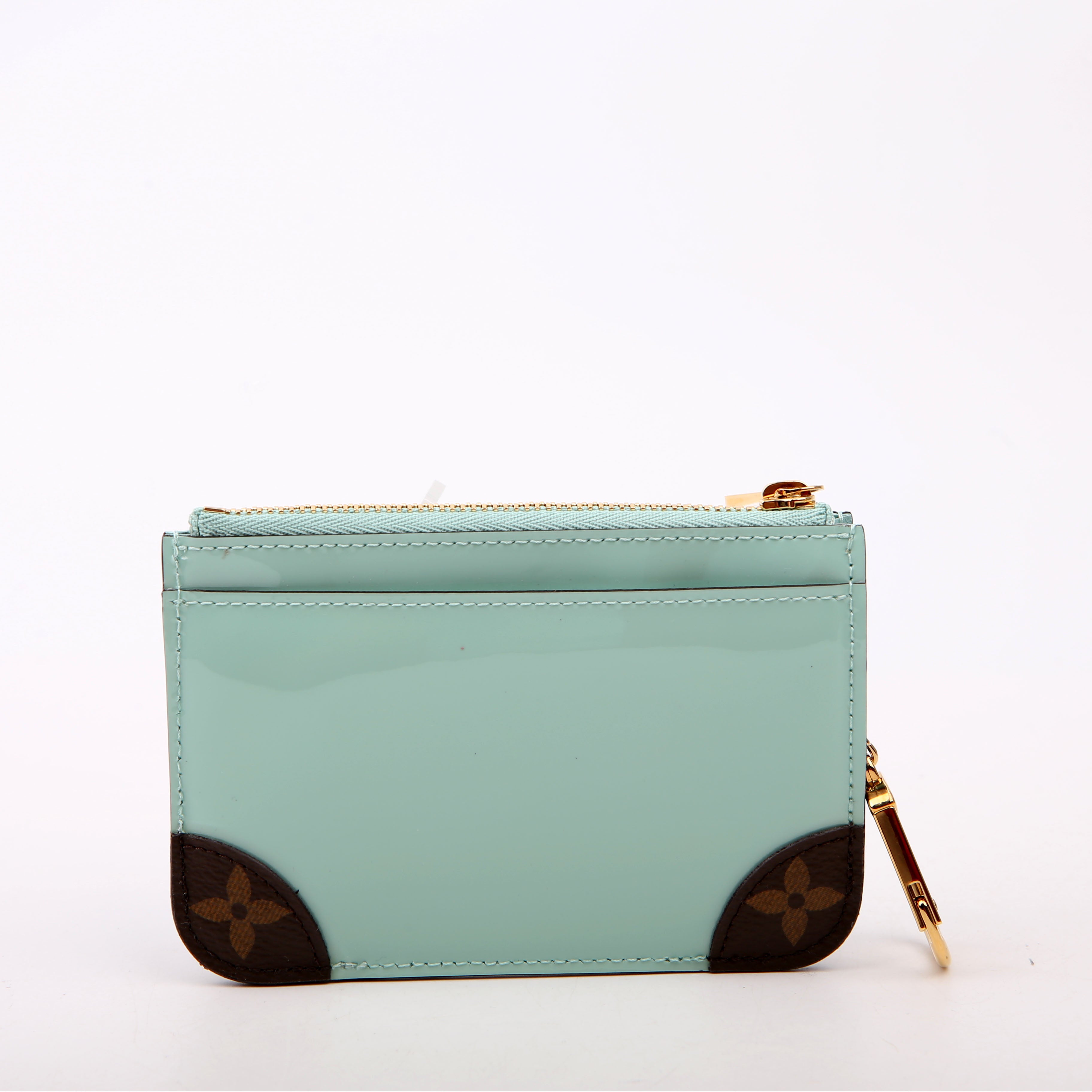 Louis Vuitton Pochette Cles Vernis/Monogram Teal