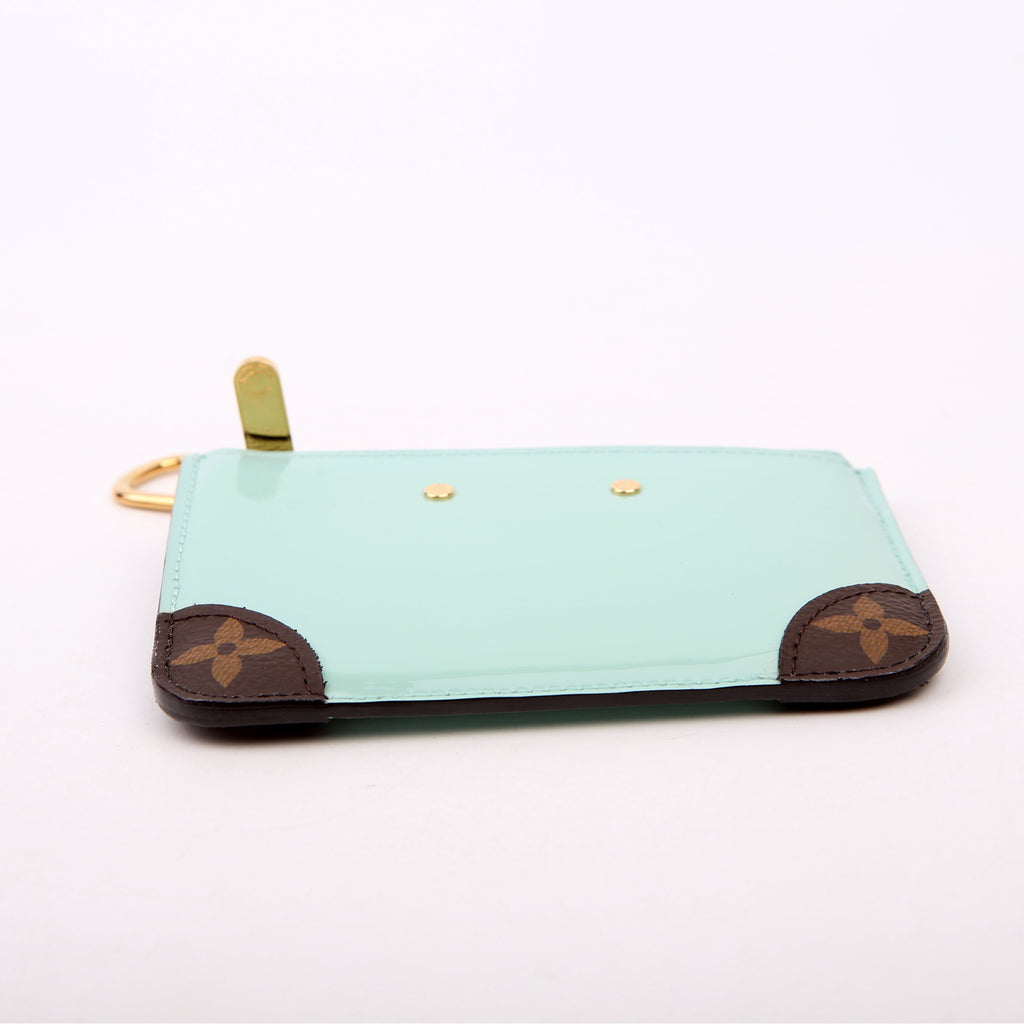 Louis Vuitton Pochette Cles Vernis/Monogram Teal