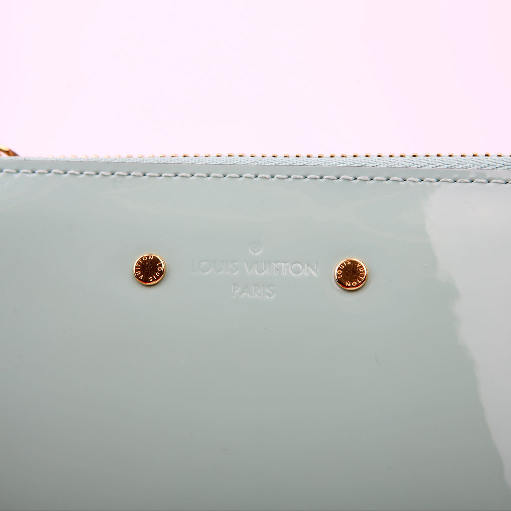 Louis Vuitton Pochette Cles Vernis/Monogram Teal
