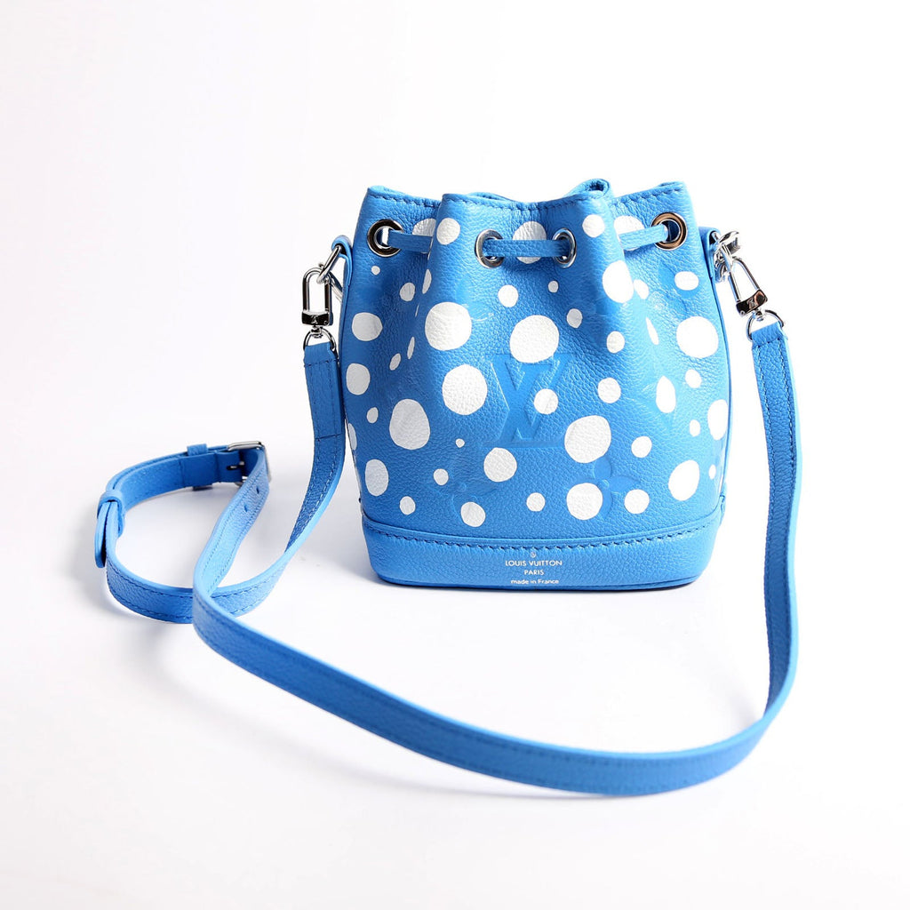 Louis Vuitton Nano Noe YK Infinity Dots Empreinte Blue/White