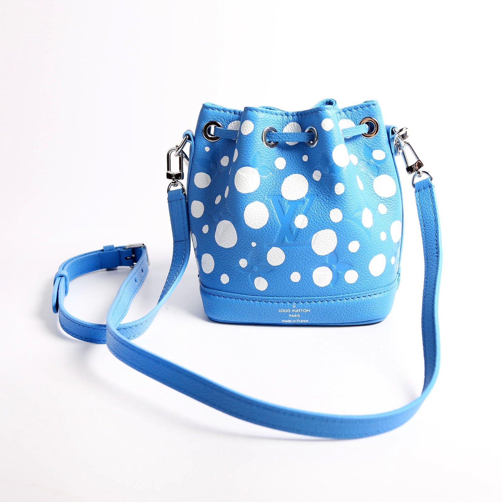 Louis Vuitton Nano Noe YK Infinity Dots Empreinte Blue/White
