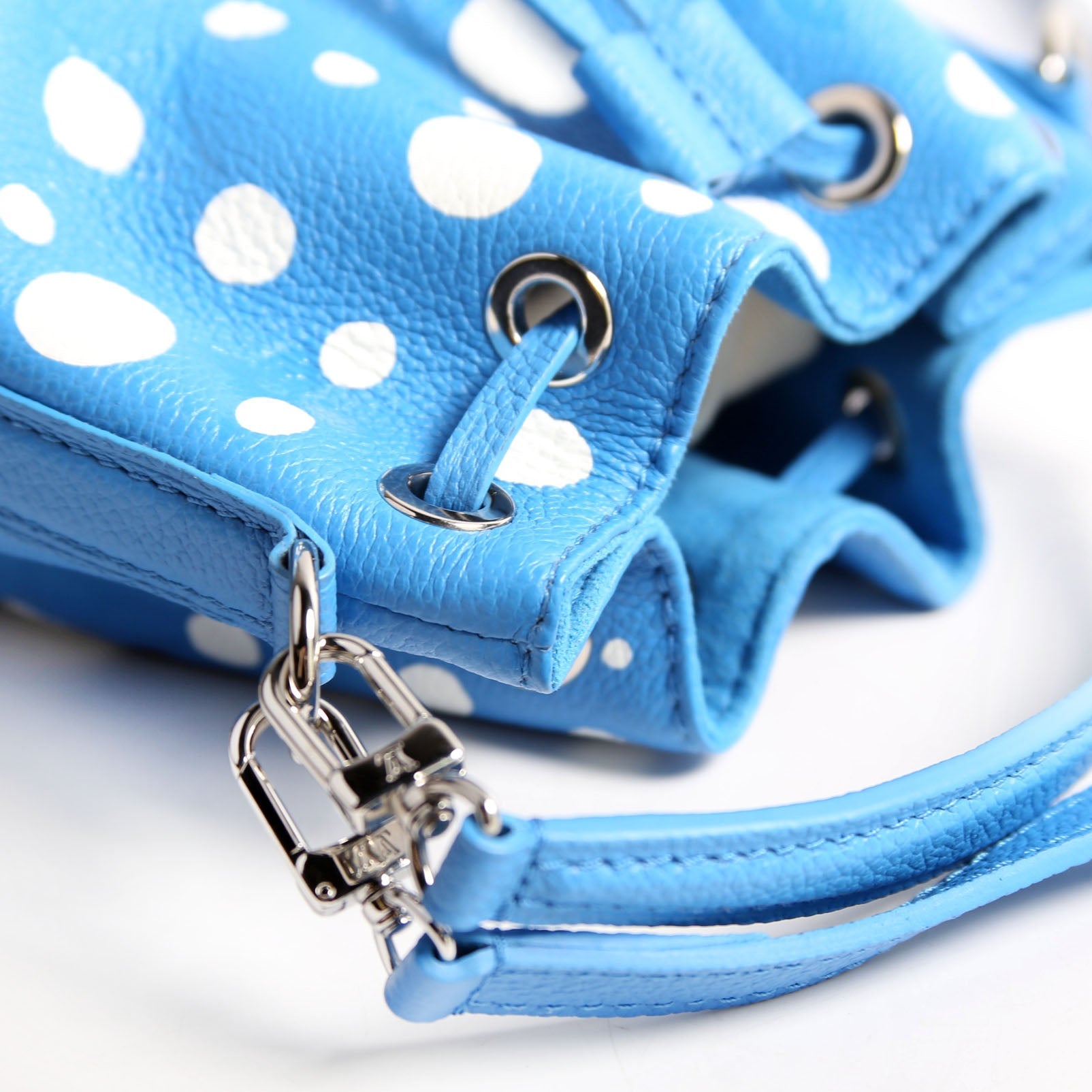 Louis Vuitton Nano Noe YK Infinity Dots Empreinte Blue/White
