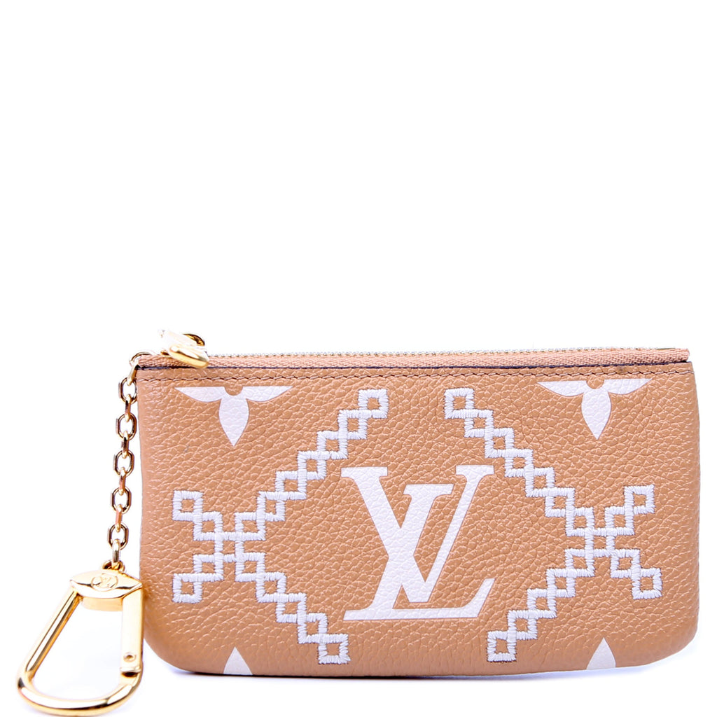 Louis Vuitton Pochette Cles Empreinte Tan