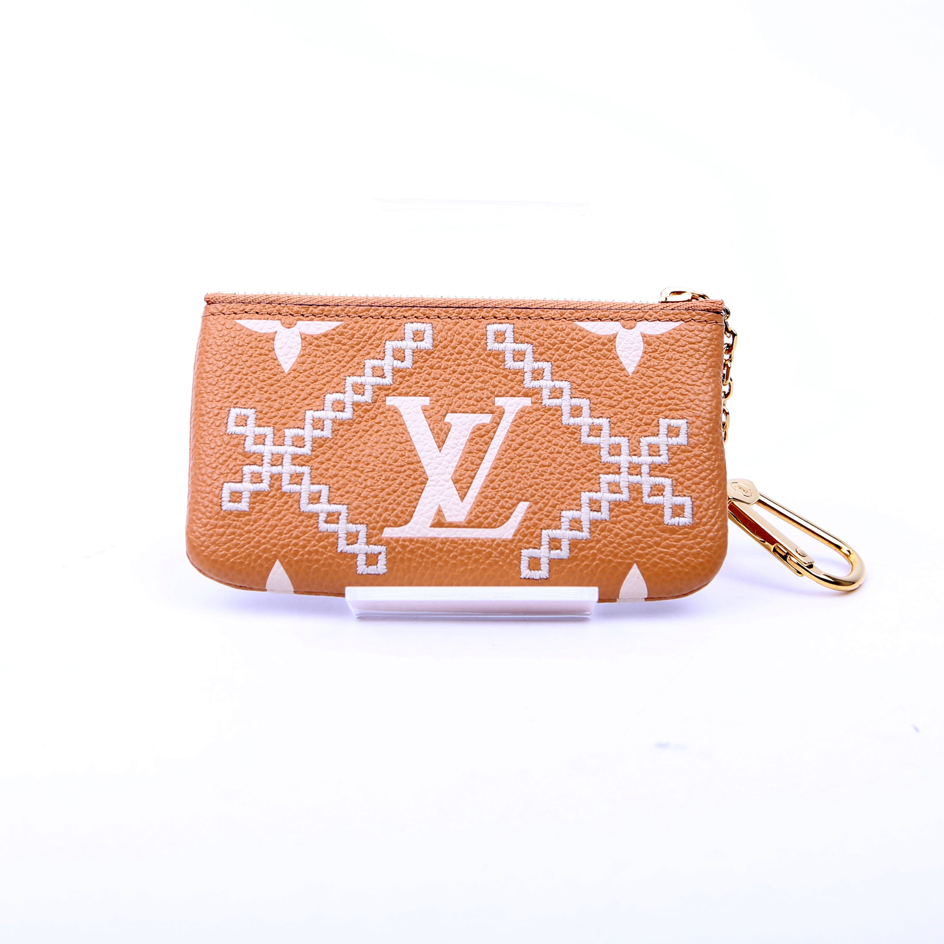 Louis Vuitton Pochette Cles Empreinte Tan