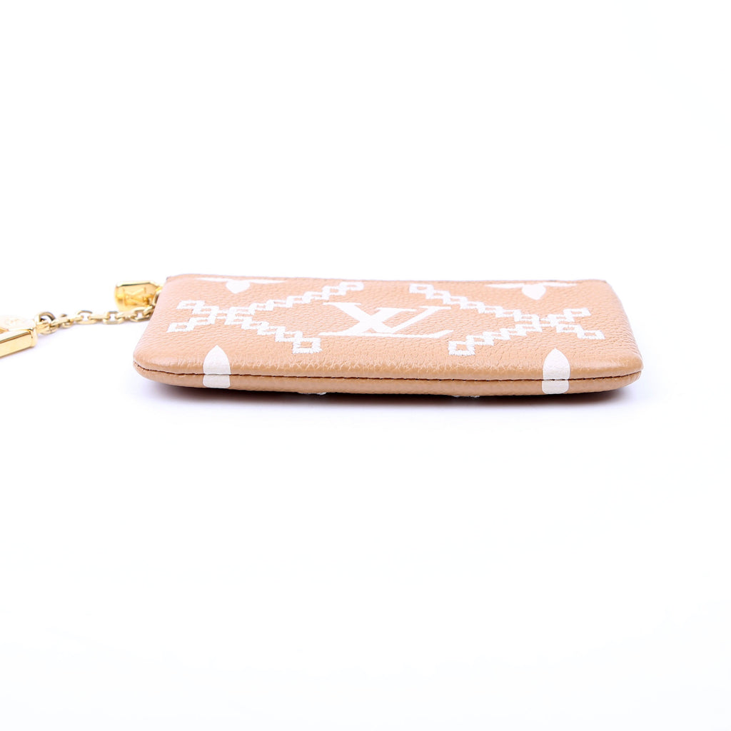 Louis Vuitton Pochette Cles Empreinte Tan