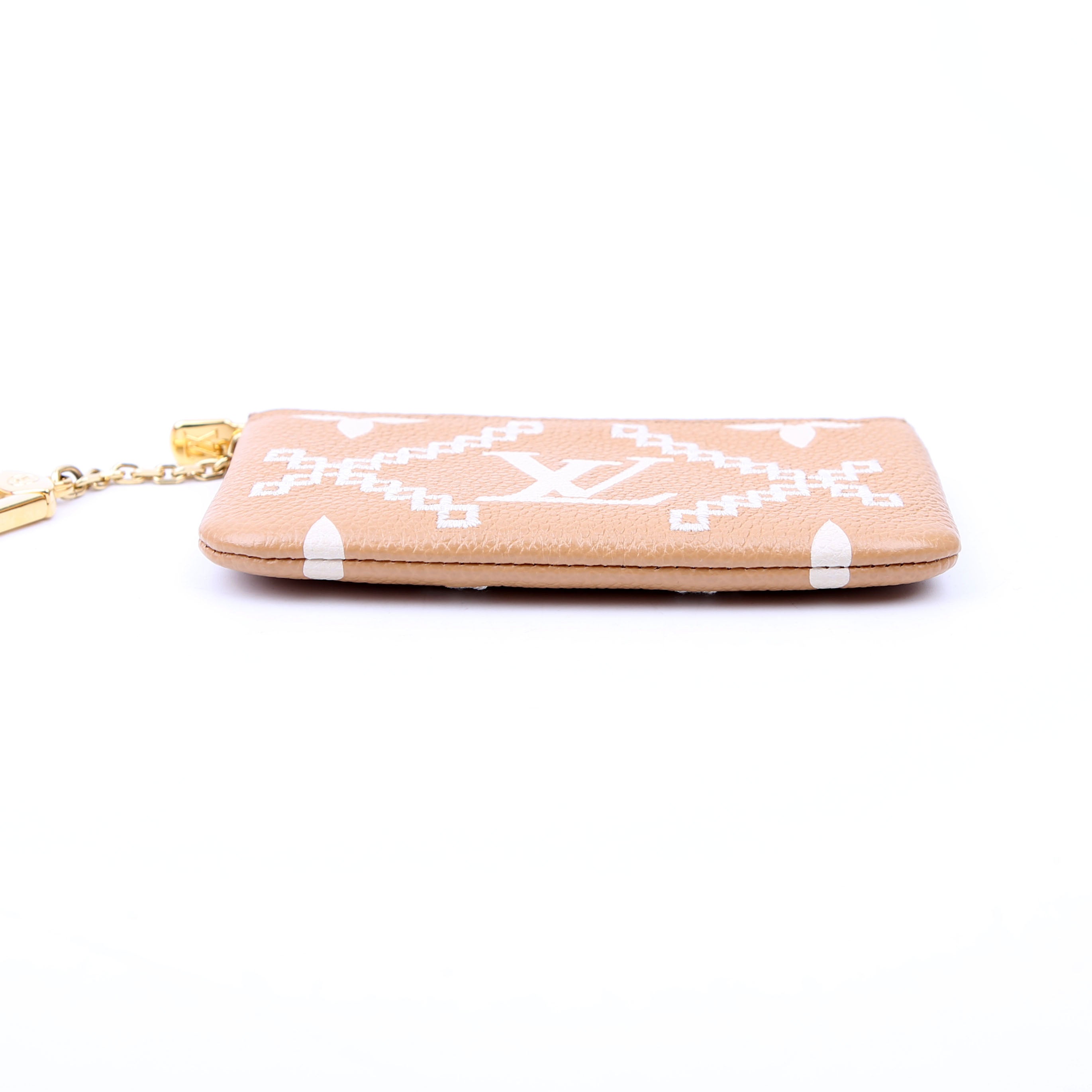 Louis Vuitton Pochette Cles Empreinte Tan