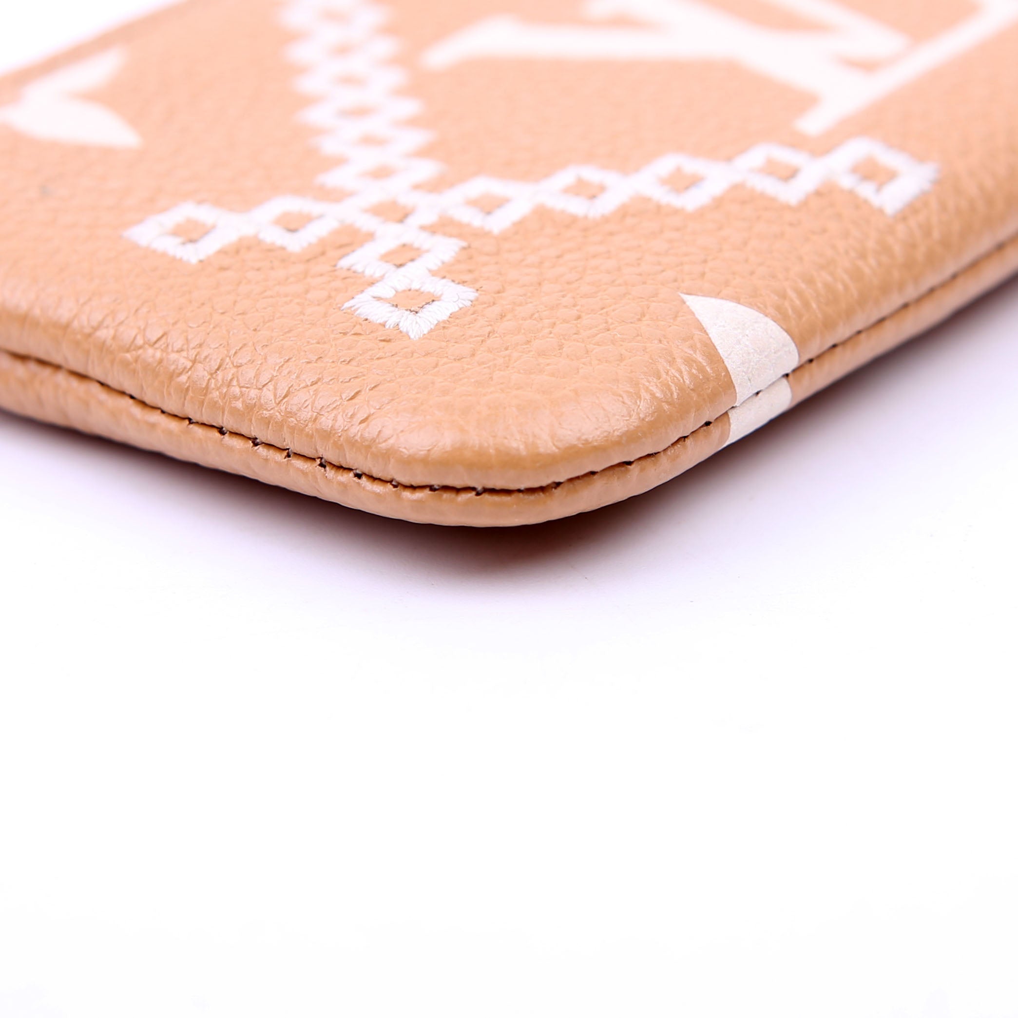Louis Vuitton Pochette Cles Empreinte Tan