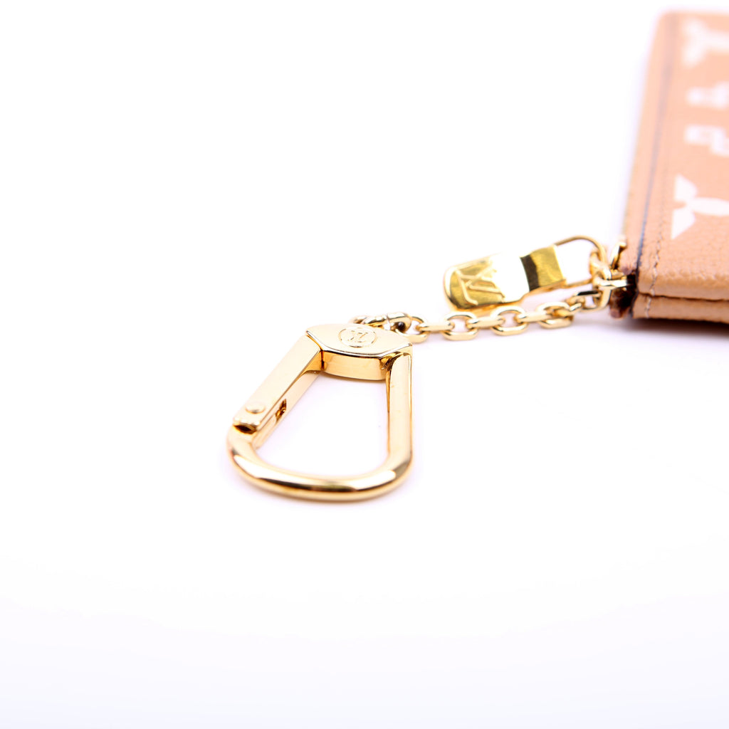 Louis Vuitton Pochette Cles Empreinte Tan