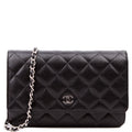 Chanel WOC Classic Quilted Caviar RFID Black