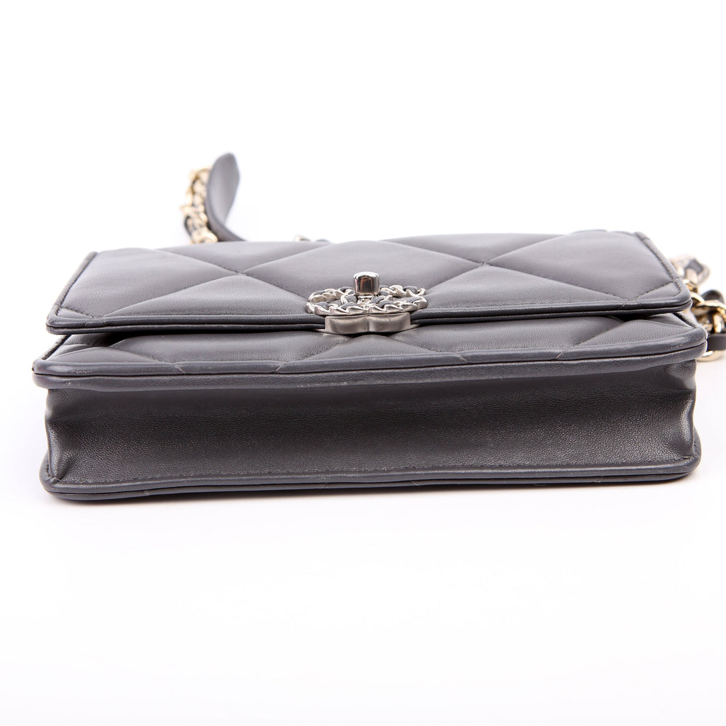 Chanel Chanel 19 WOC Quilted Lambskin Grey