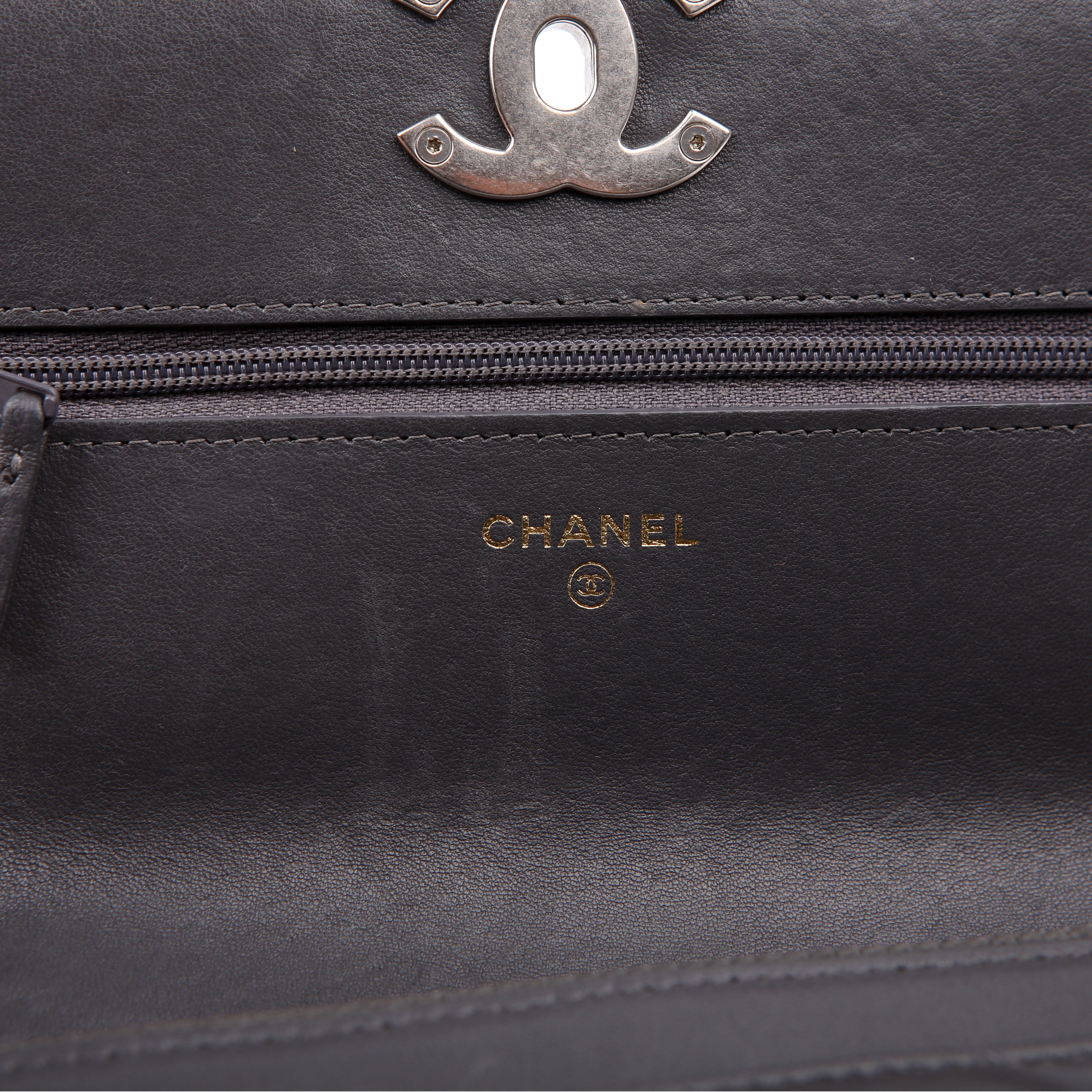 Chanel Chanel 19 WOC Quilted Lambskin Grey
