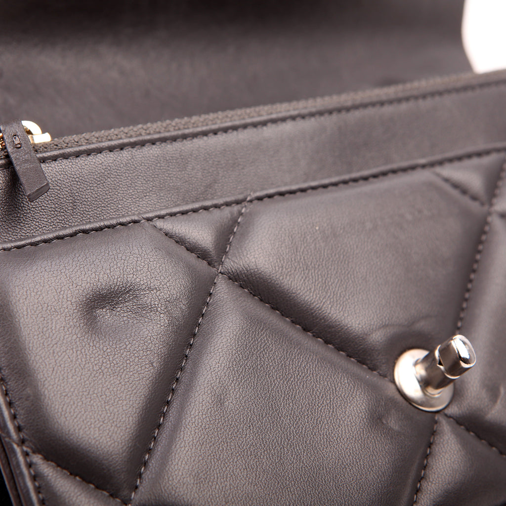 Chanel Chanel 19 WOC Quilted Lambskin Grey