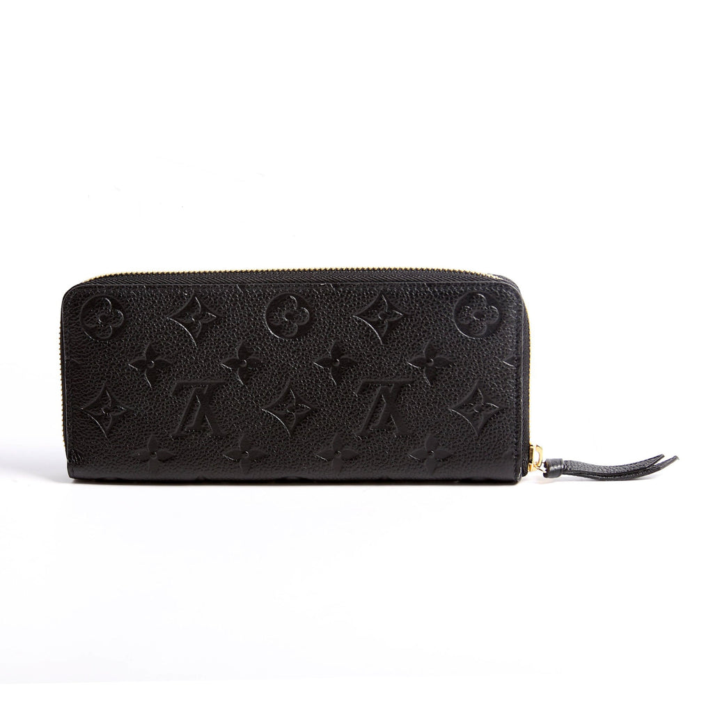 Louis Vuitton Clemence Wallet Empreinte Black