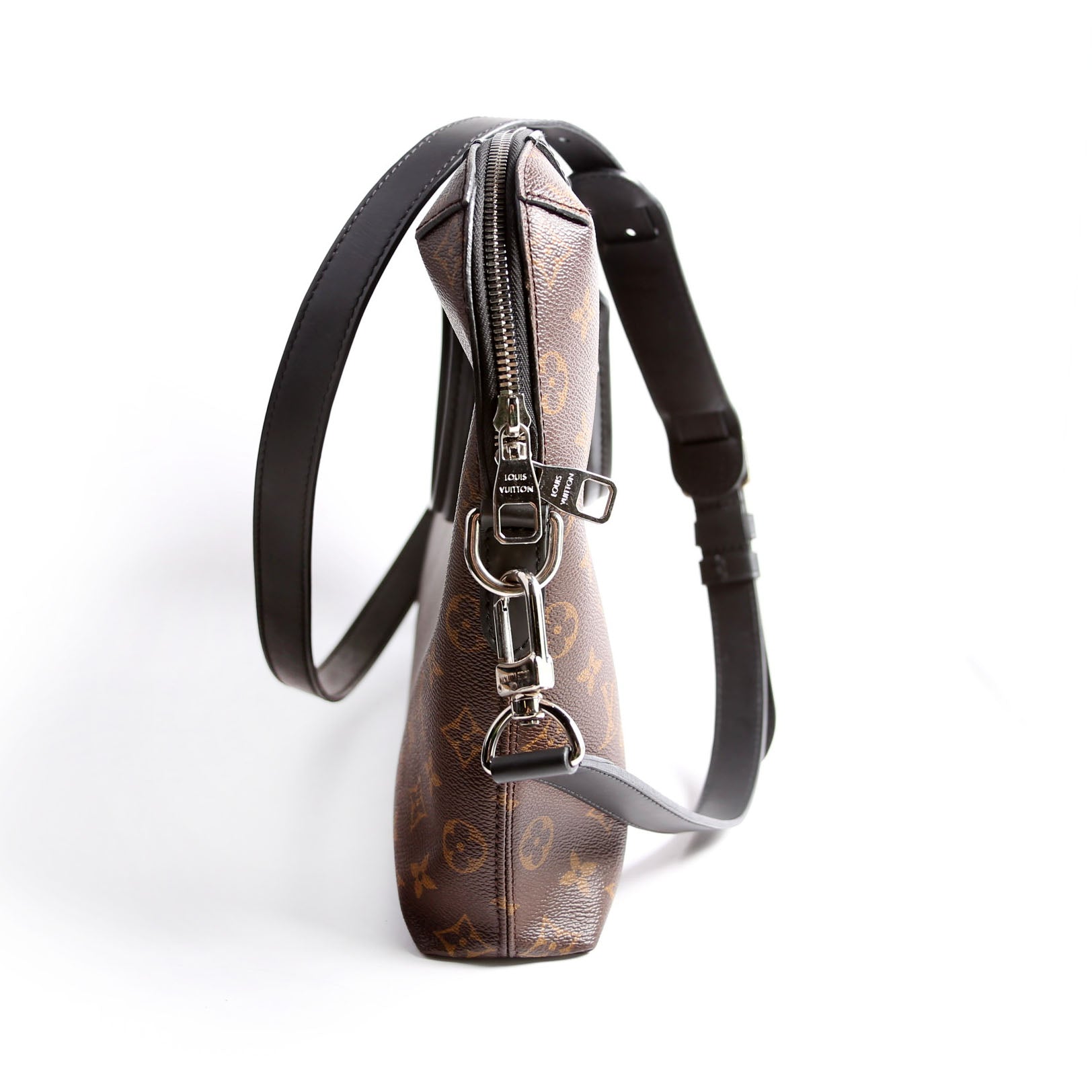 Louis Vuitton Porte Documents Jour Monogram Macassar Brown/Black